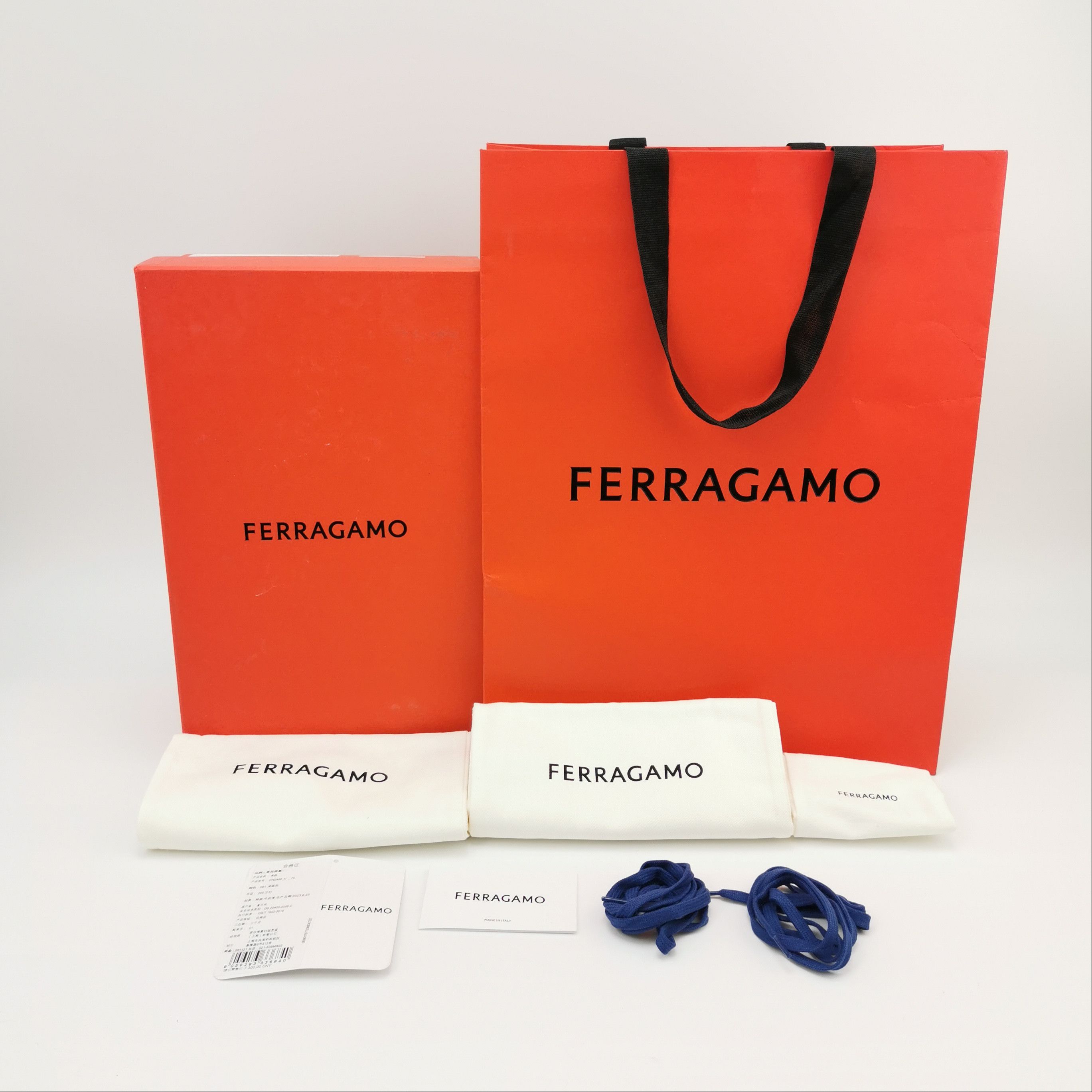 Salvatore Ferragamo Salvatore Ferragamo Metallic Blue Low-Top Sneakers 41.5 Size US 8 / EU 41 - 6 Thumbnail