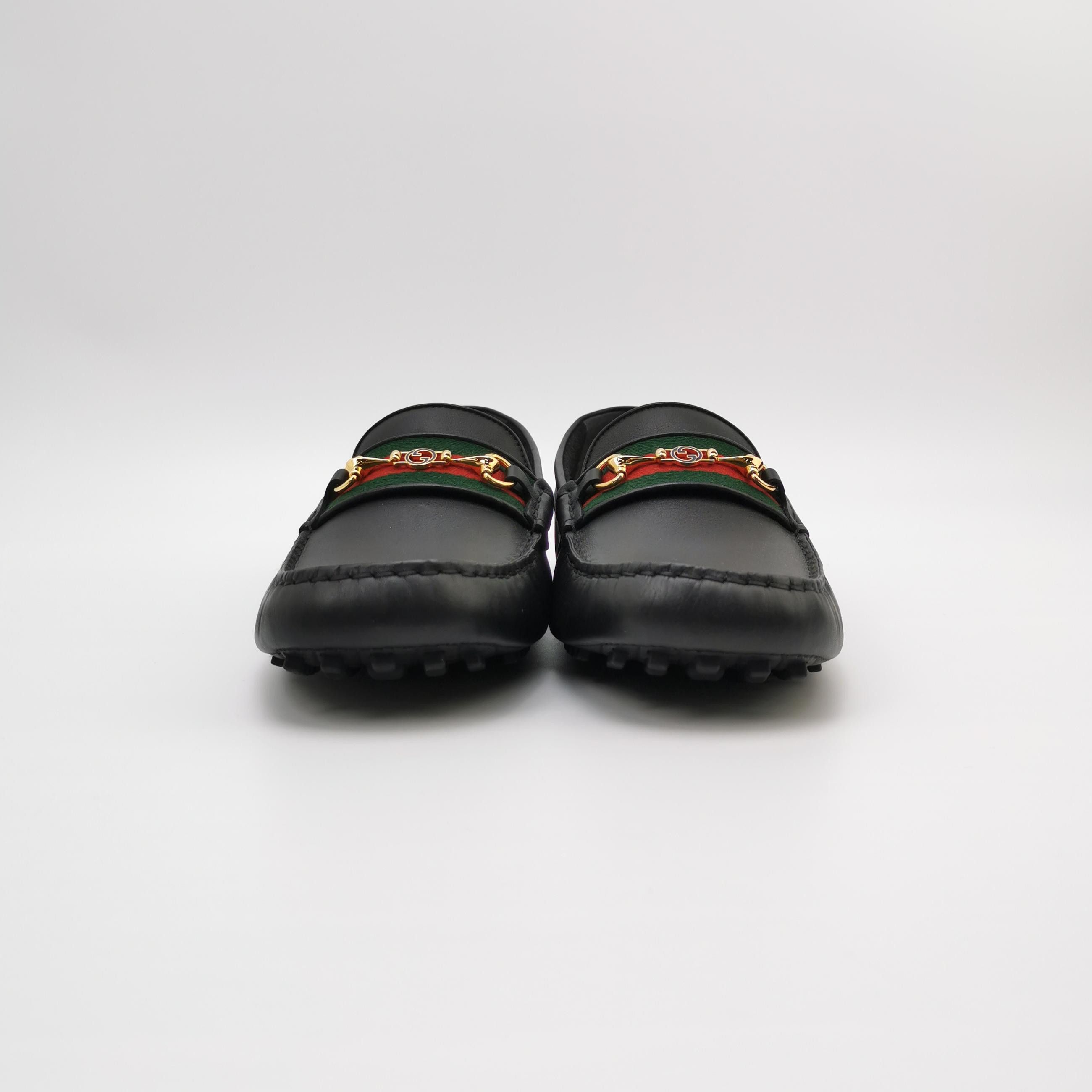 Gucci Gucci Web Stripe Horsebit Loafers US 11.5 Size US 11 / EU 44 - 3 Thumbnail