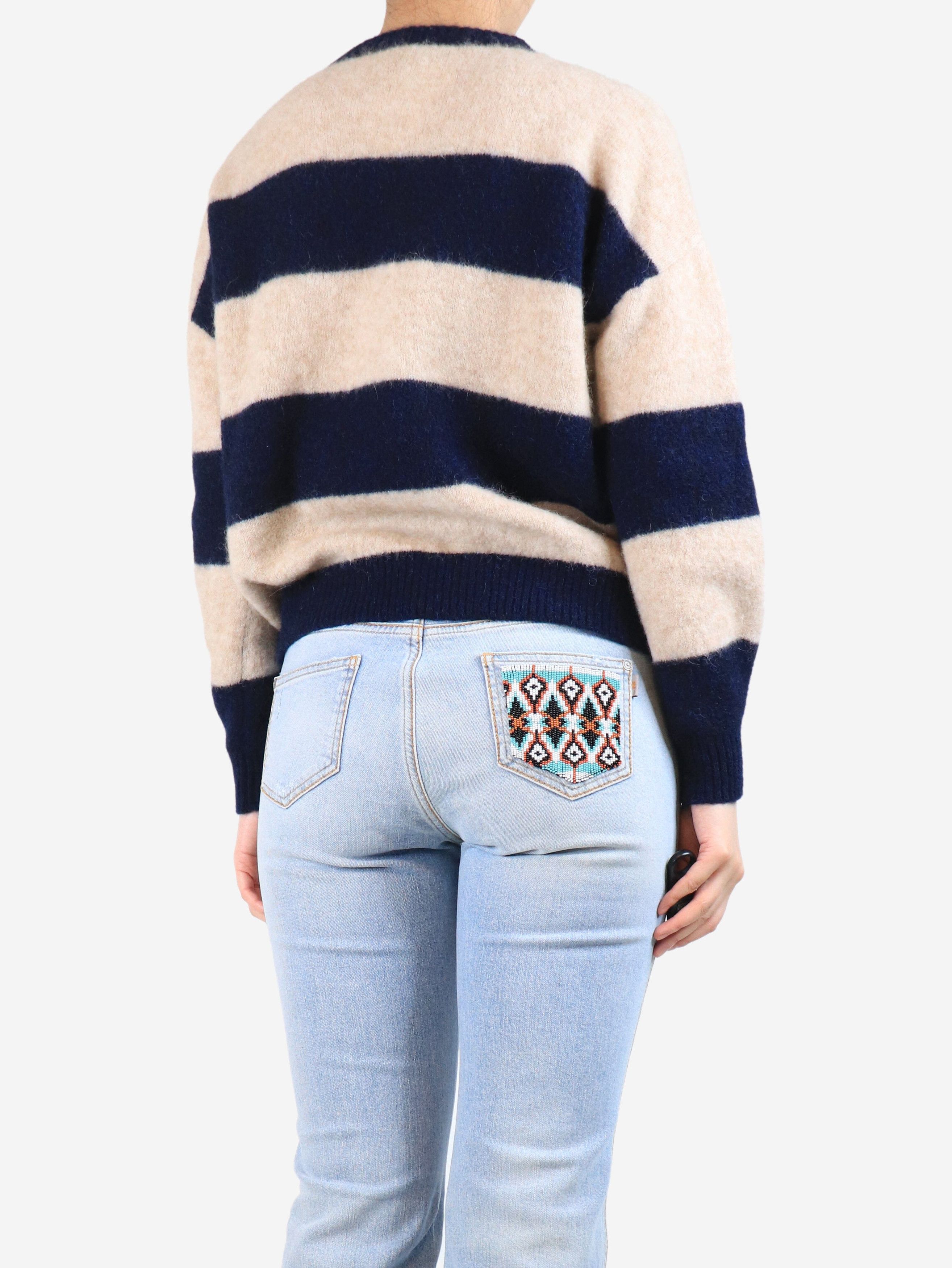 Other Neutral and navy striped jumper Size S / US 4 / IT 40 - 2 Thumbnail