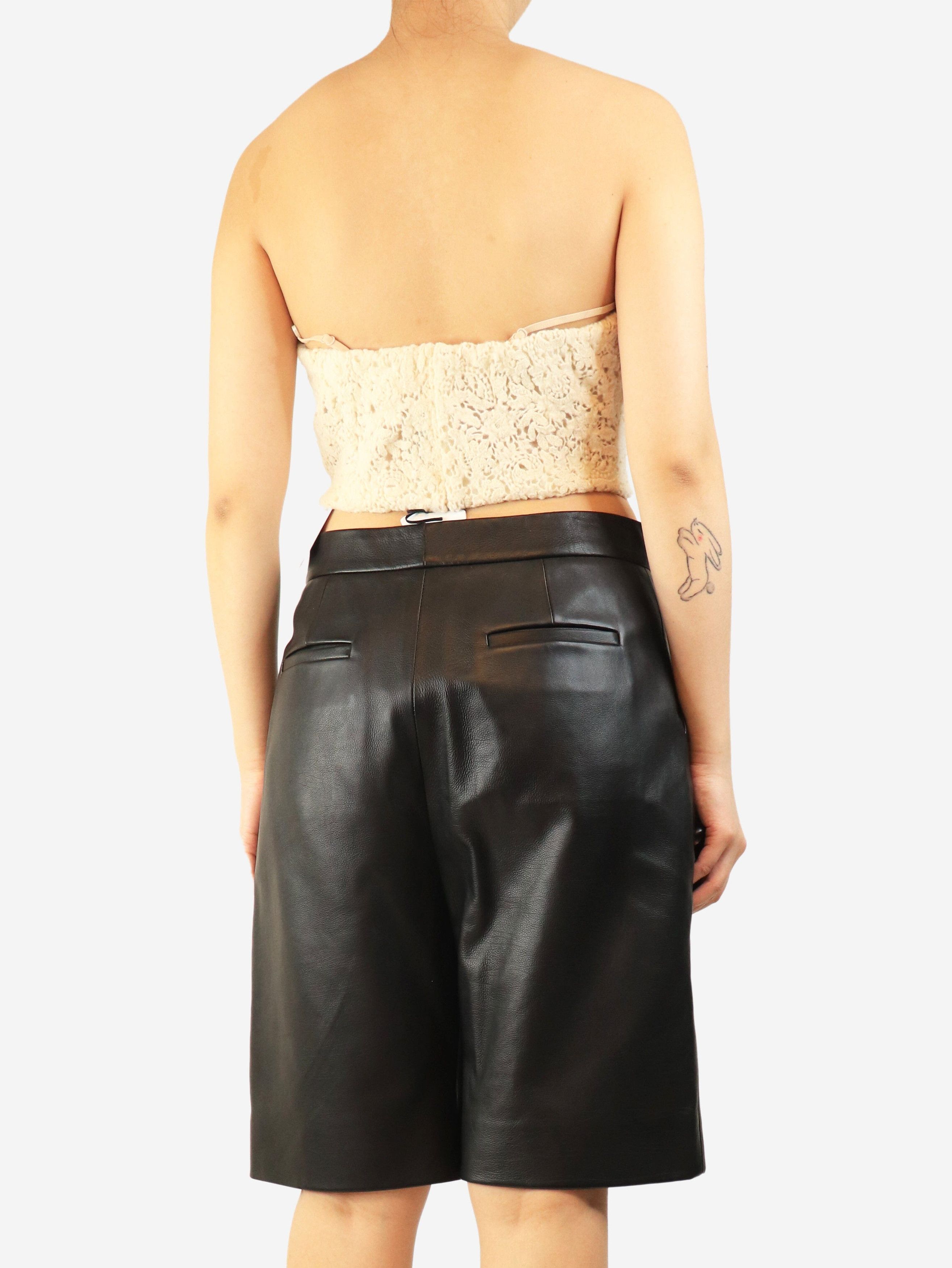 Ermanno Scervino Cream crochet bustier - UK 12 Size ONE SIZE - 4 Thumbnail