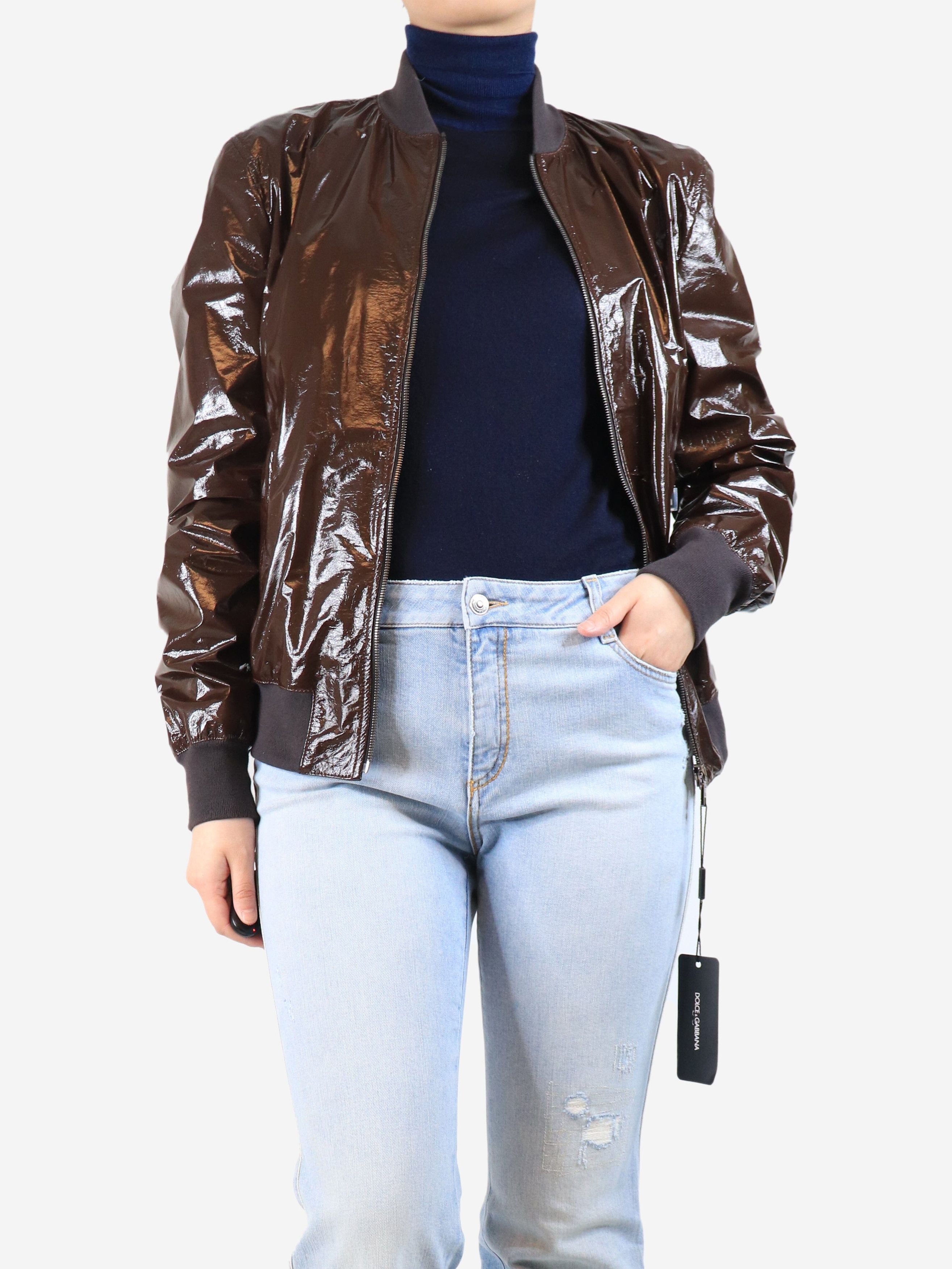 Other Brown lambskin jacket - UK 16 Size S / US 4 / IT 40 - 3 Thumbnail