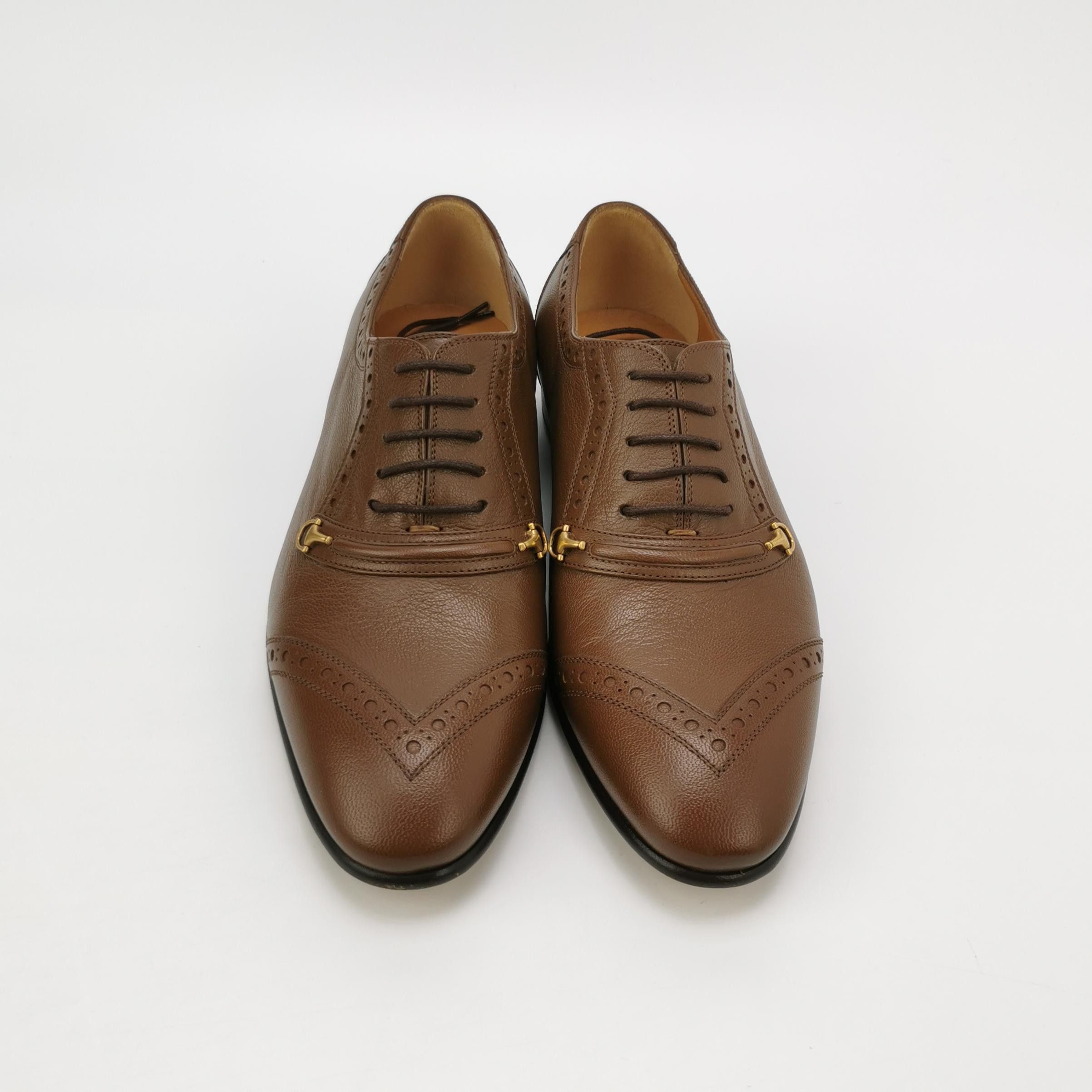 Gucci Gucci Brogue Horsebit Leather Shoes 5.5 Size US 6 / EU 39 - 3 Thumbnail