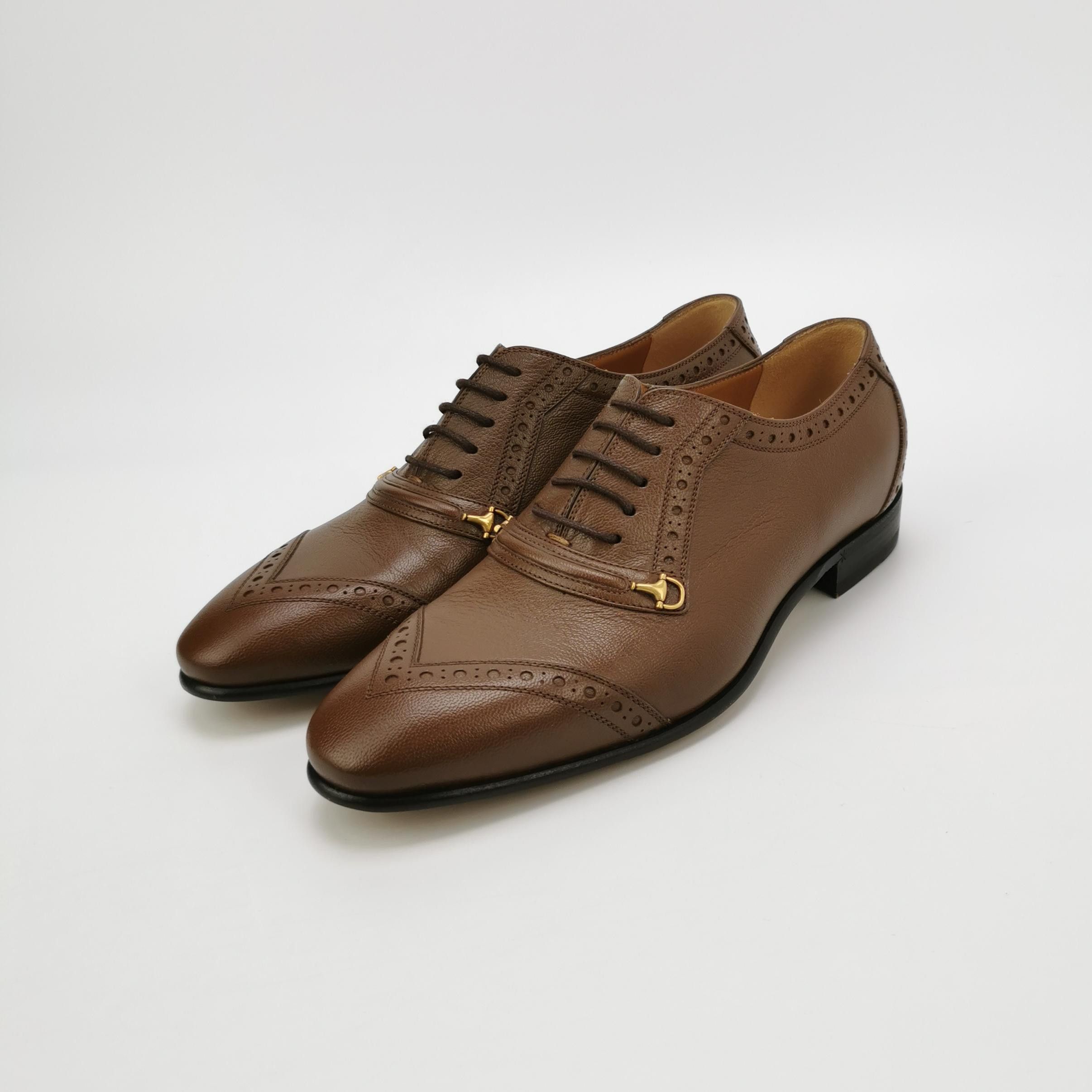 Gucci Gucci Brogue Horsebit Leather Shoes 5.5 Size US 6 / EU 39 - 2 Thumbnail