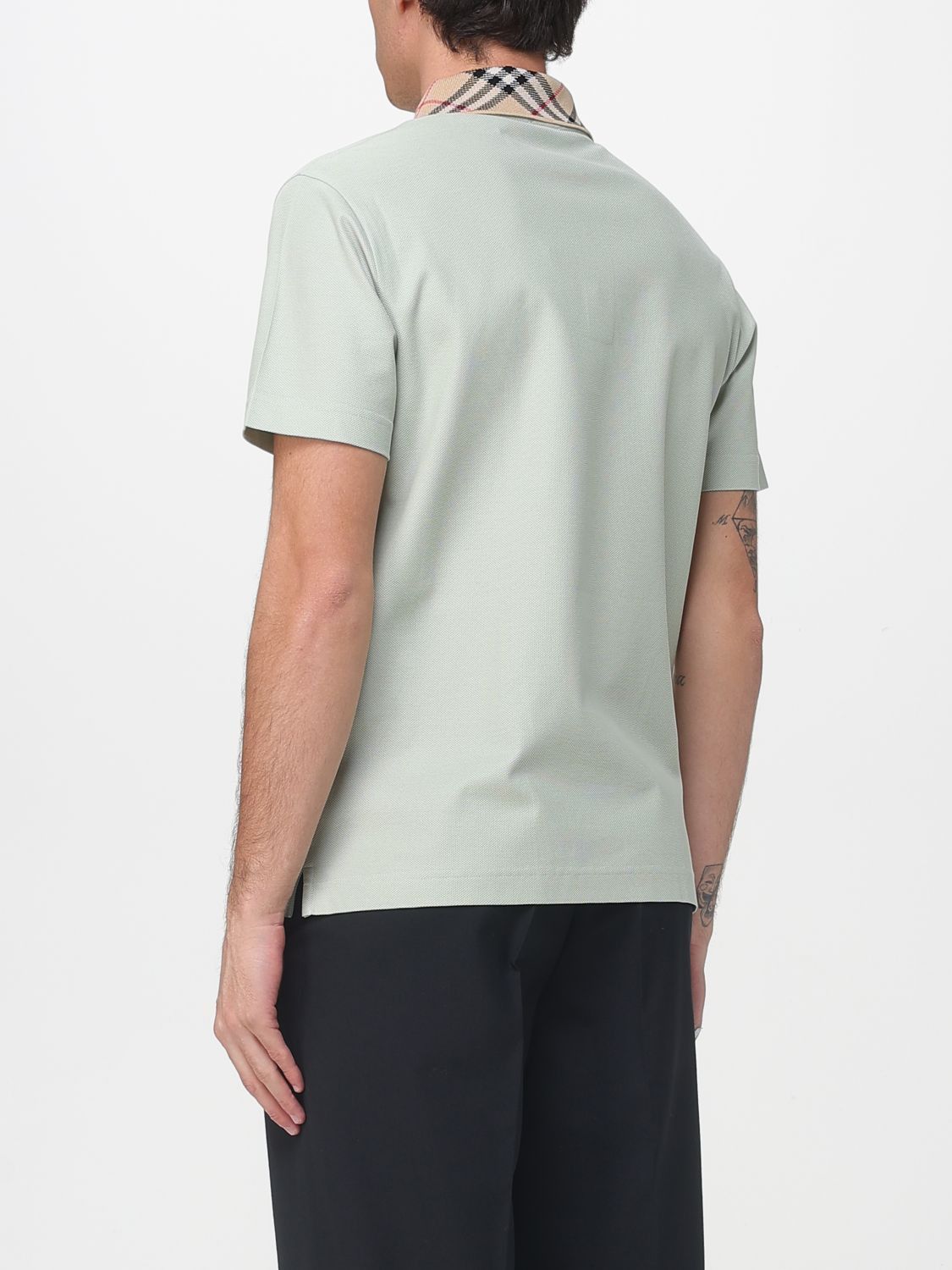 Burberry Burberry Polo Shirt Men Green Size US M / EU 48-50 / 2 - 3 Thumbnail