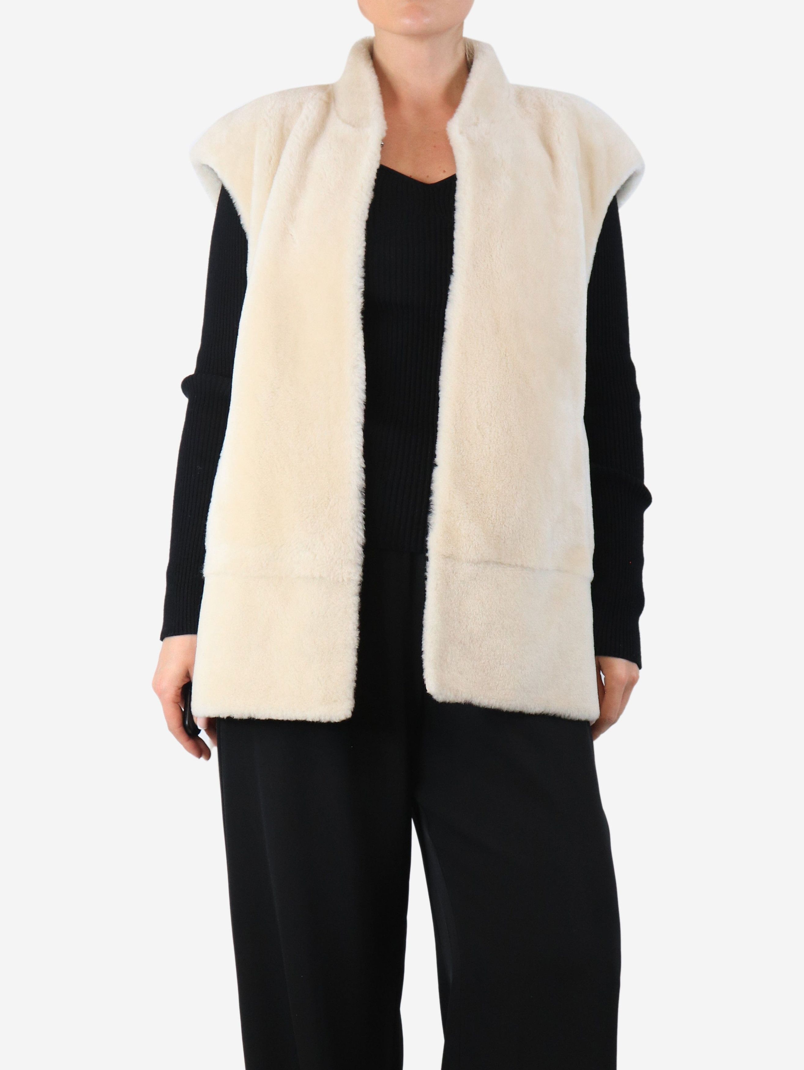 Other Cream shearling gilet - UK 12 Size M / US 6-8 / IT 42-44 - 3 Thumbnail