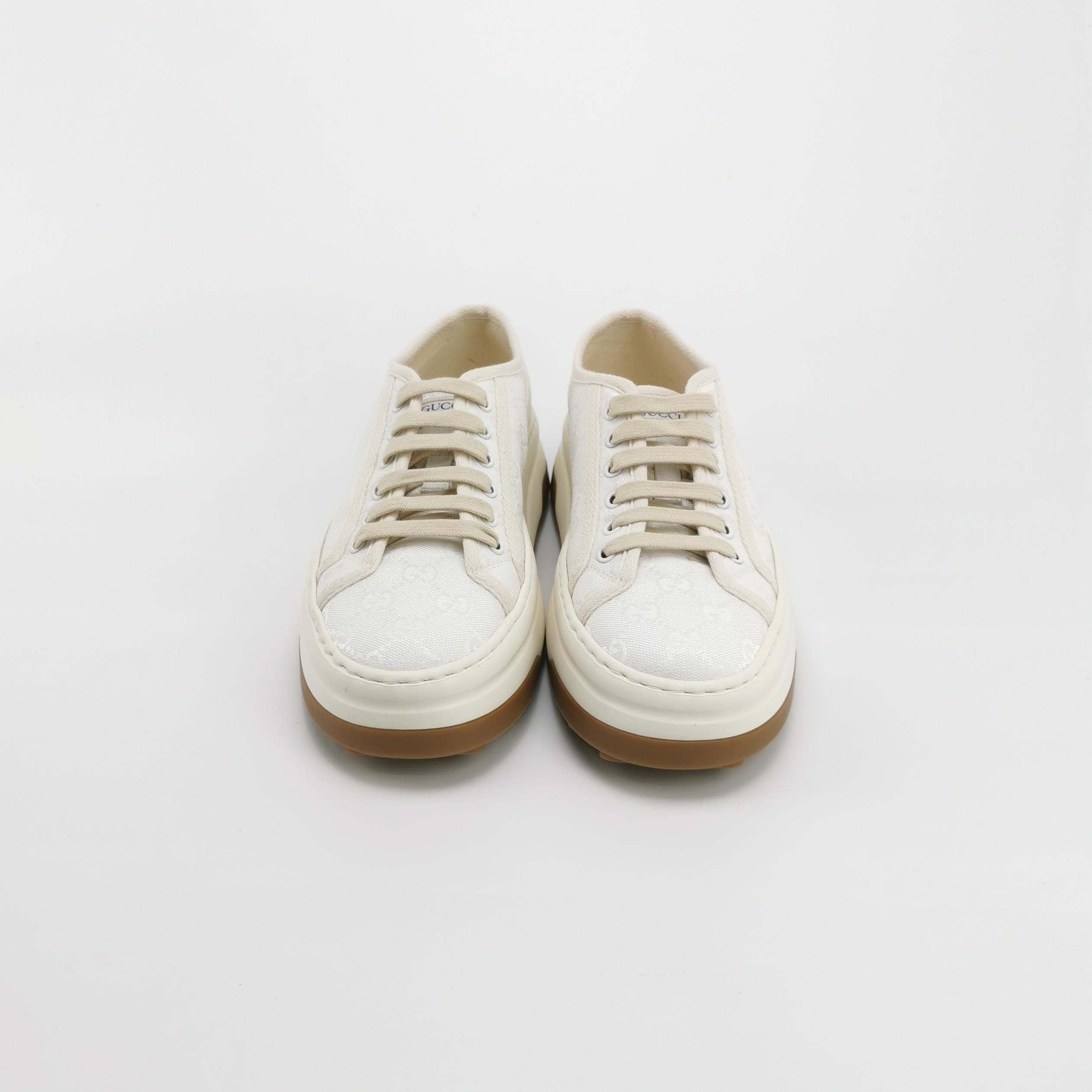 Gucci Gucci GG Monogram Canvas Platform Sneakers Size 39 Size US 6 / EU 39 - 3 Thumbnail