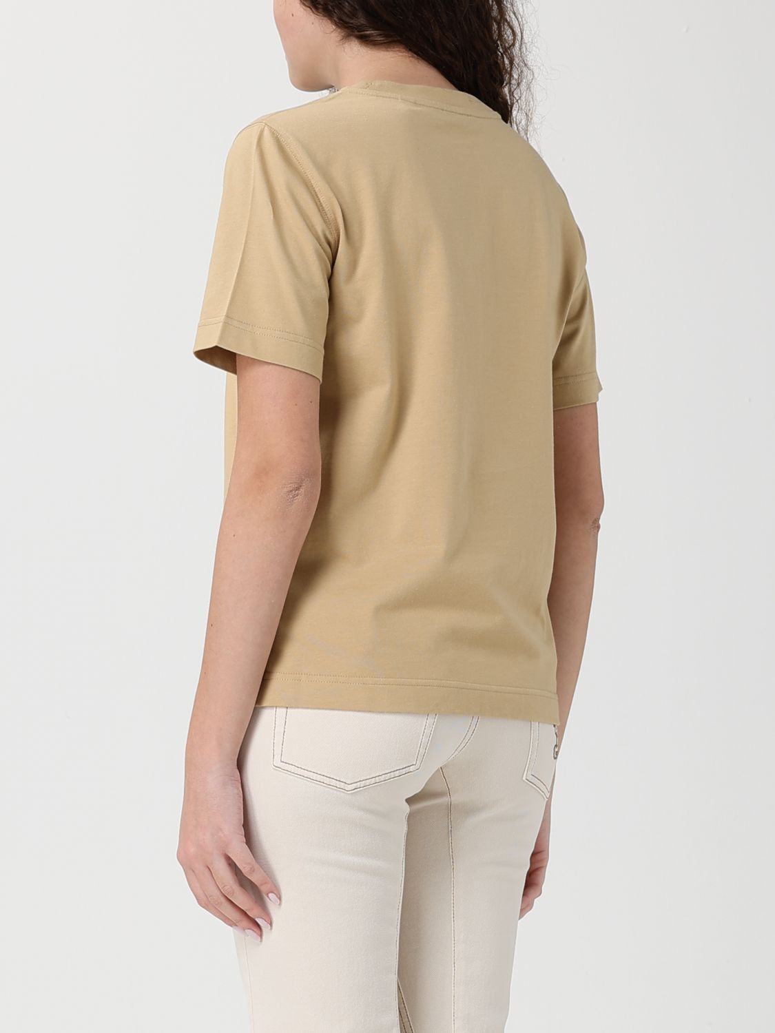 Burberry Burberry T-Shirt Woman Beige Size S / US 4 / IT 40 - 3 Thumbnail