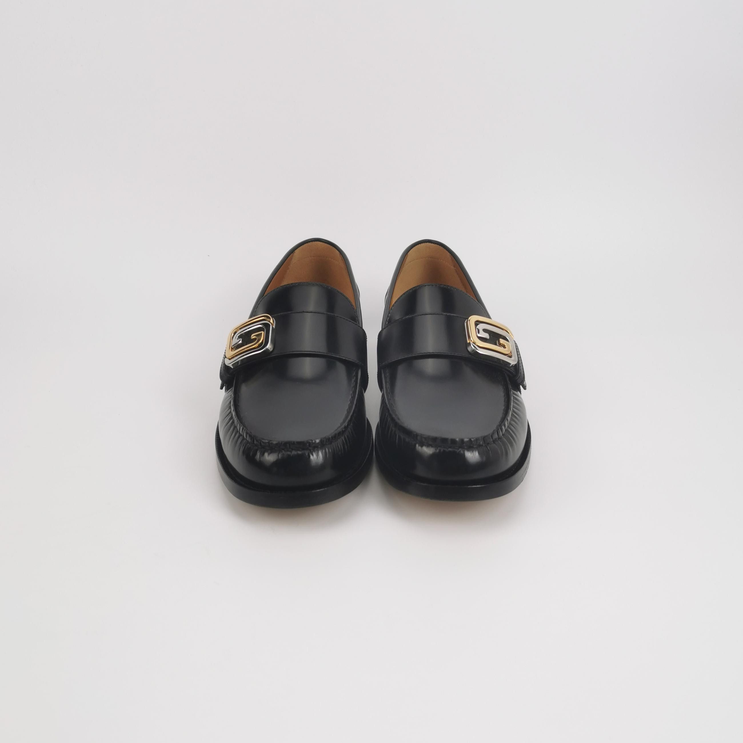 Gucci Gucci Double G Buckle Leather Loafers US 10 Size US 10 / EU 43 - 3 Thumbnail