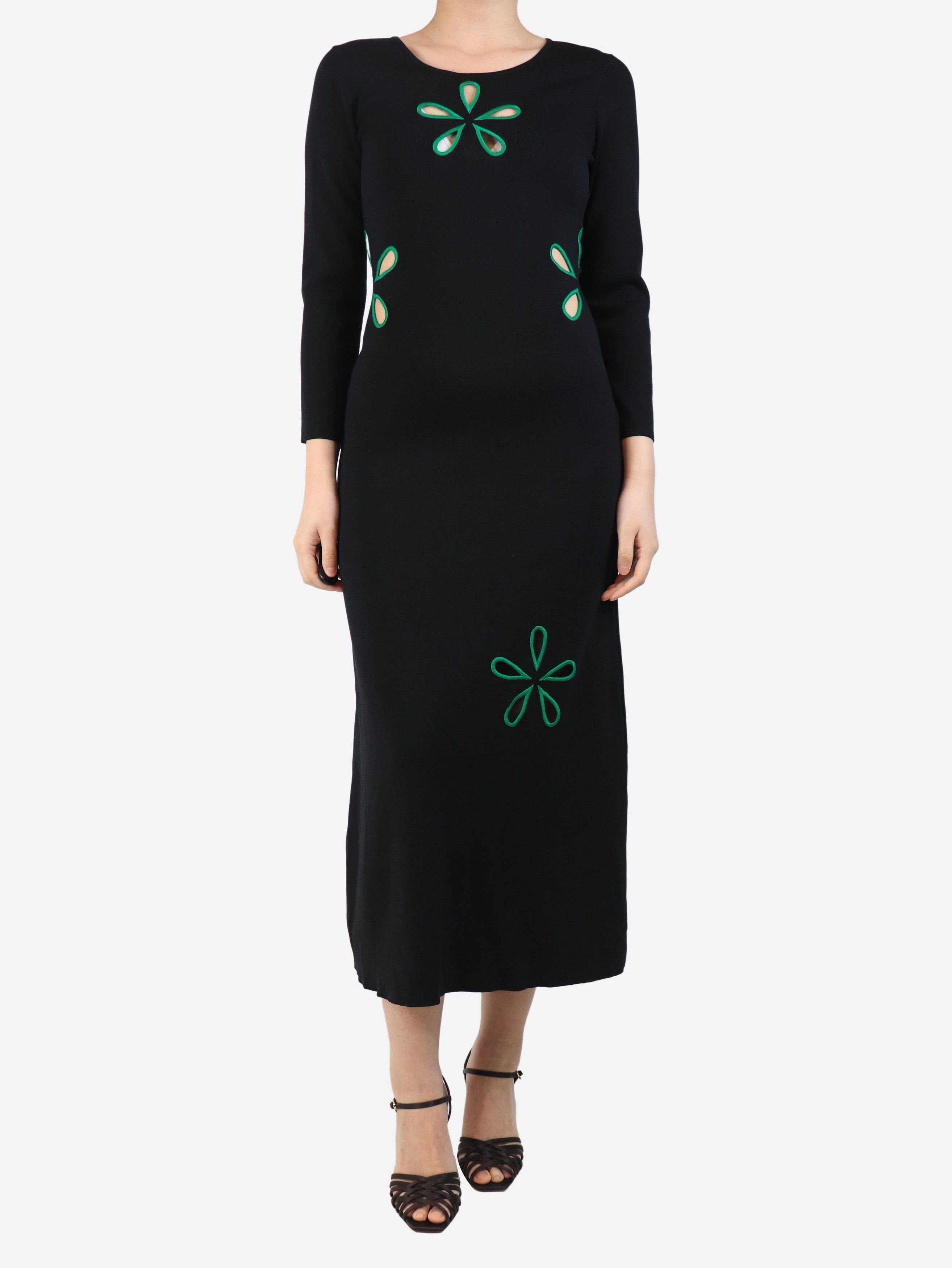 Other Black cutout midi dress - UK 8 Size S / US 4 / IT 40 - 2 Thumbnail