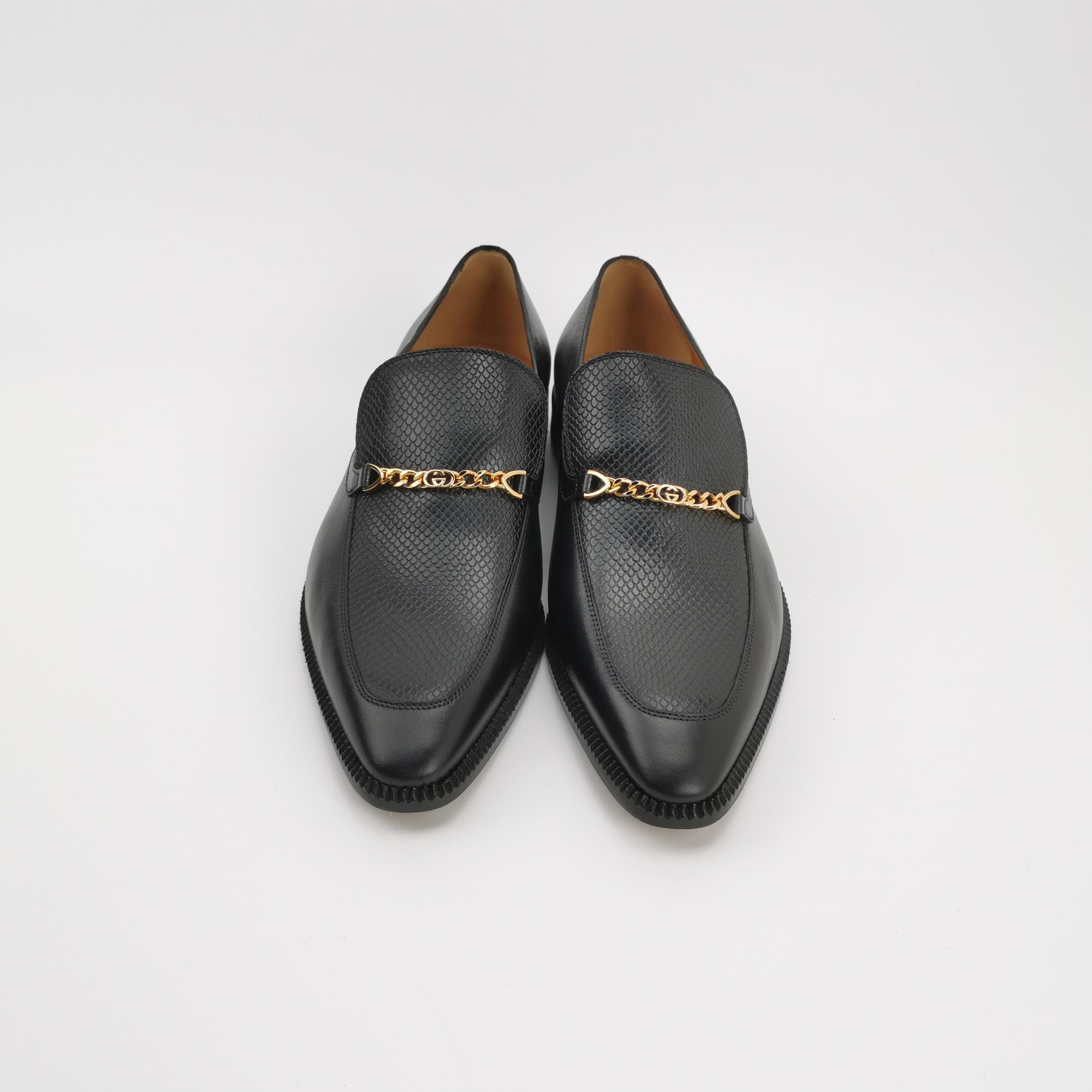 Gucci Gucci Interlocking G Chain Loafers Size 43.5 Size US 10 / EU 43 - 3 Thumbnail