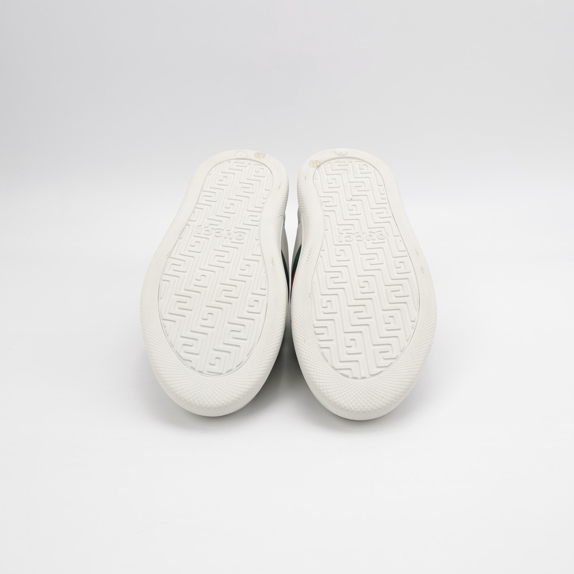 Gucci Gucci Ace Web Leather Sneakers EU 40 Size US 7 / EU 40 - 5 Thumbnail