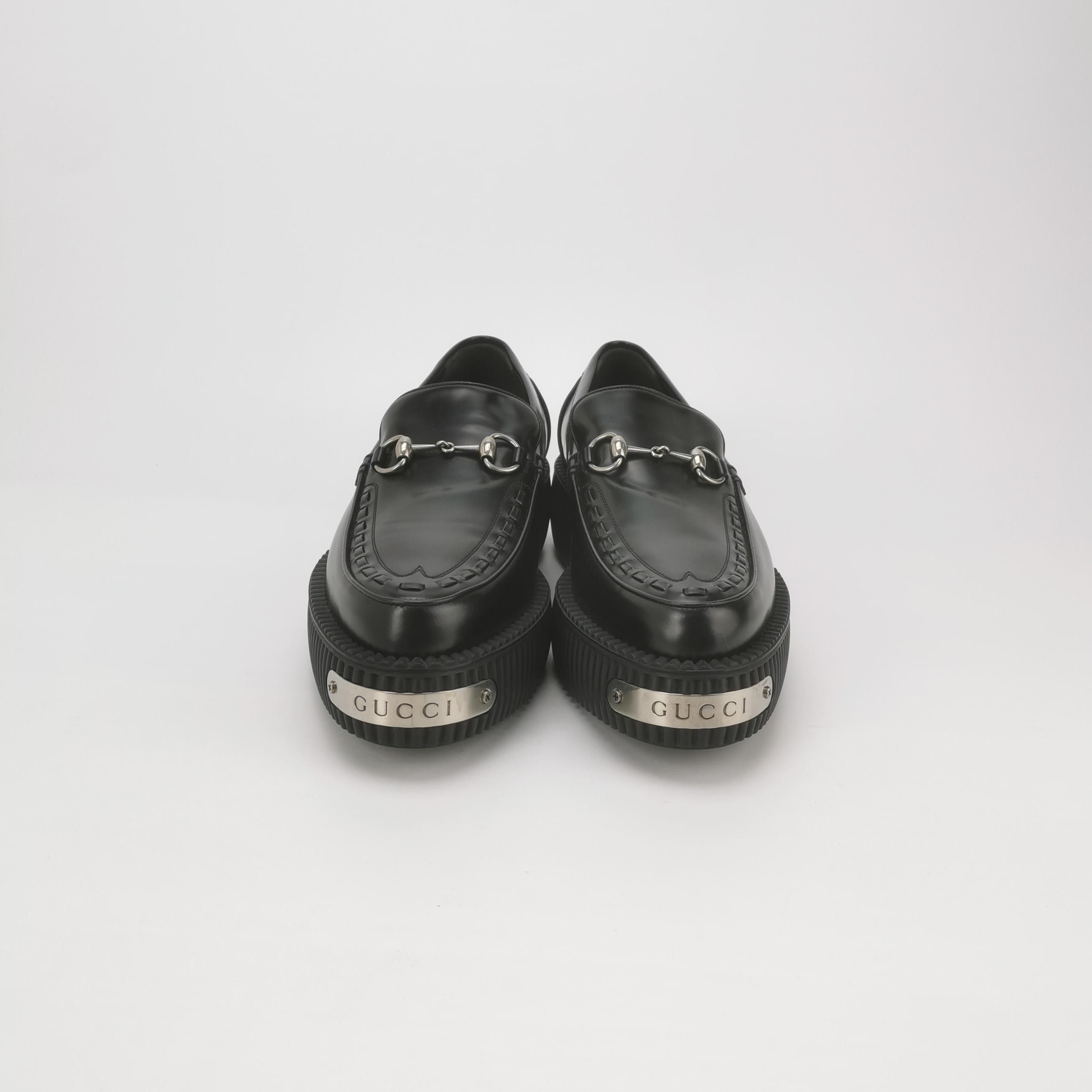 Gucci Gucci Horsebit Leather Chunky Loafers 44 Size US 11 / EU 44 - 3 Thumbnail