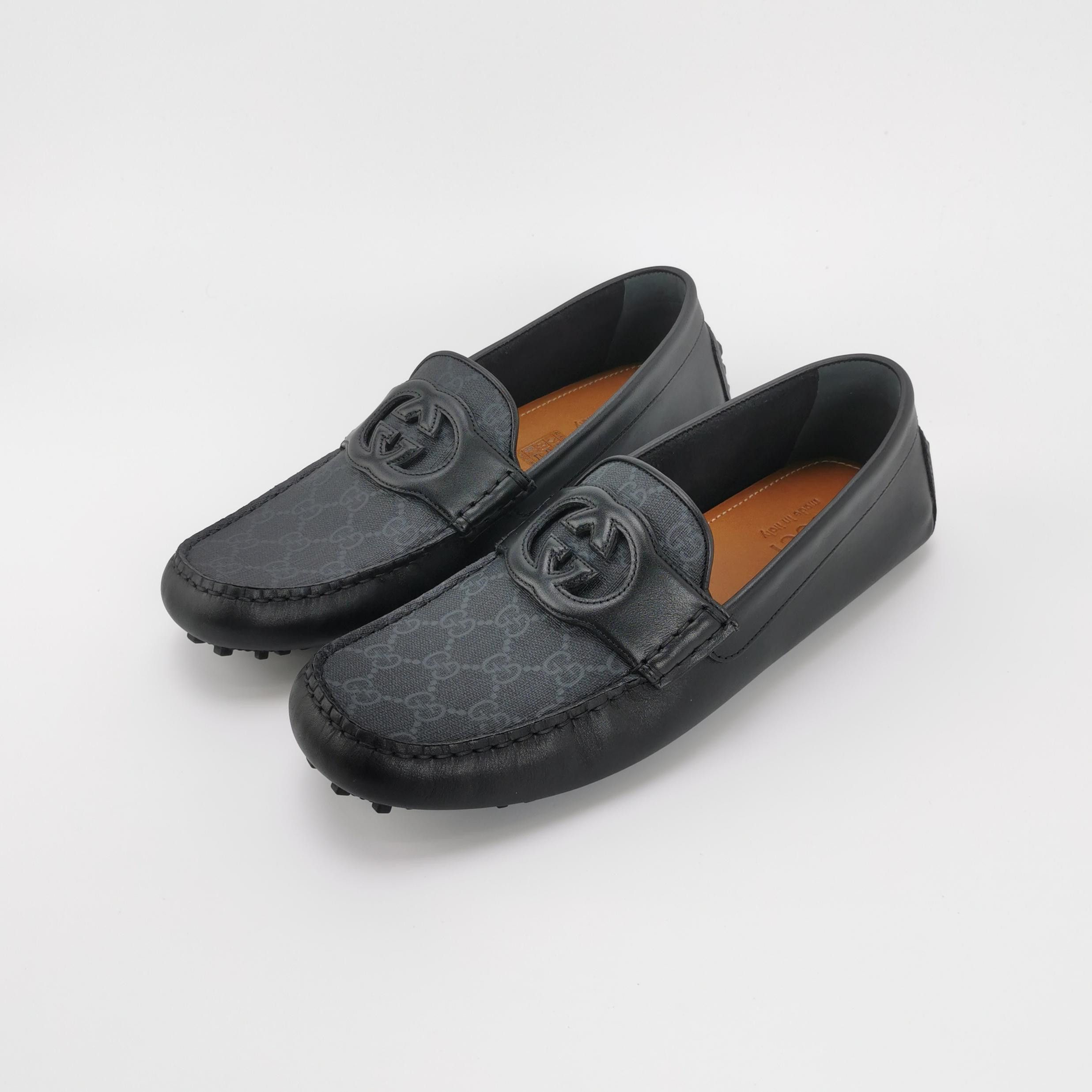 Gucci Gucci Interlocking G Leather Driving Shoes Size 10.5 Size US 11 / EU 44 - 2 Thumbnail