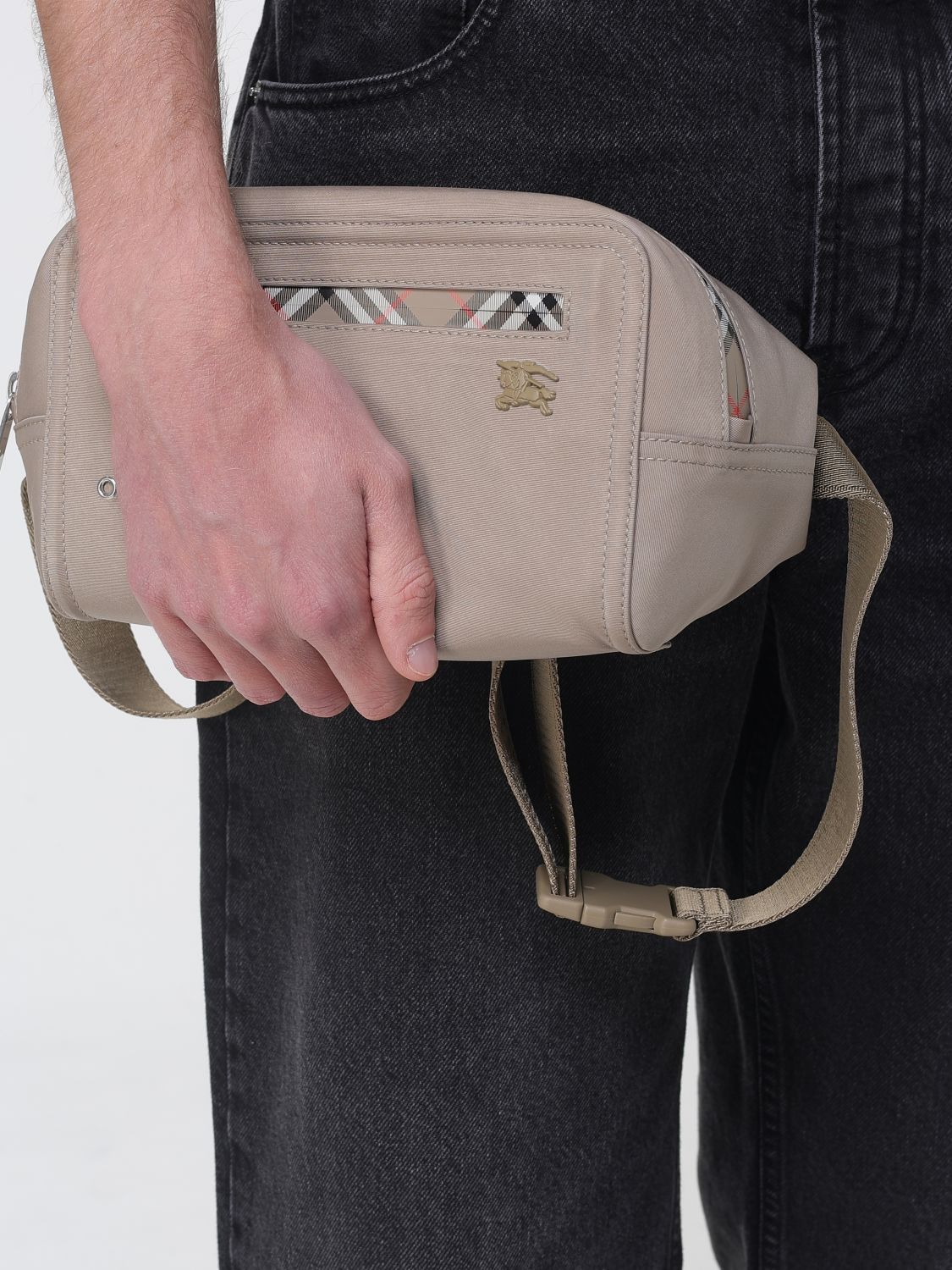 Burberry Burberry Belt Bag Men Beige Size ONE SIZE - 2 Thumbnail