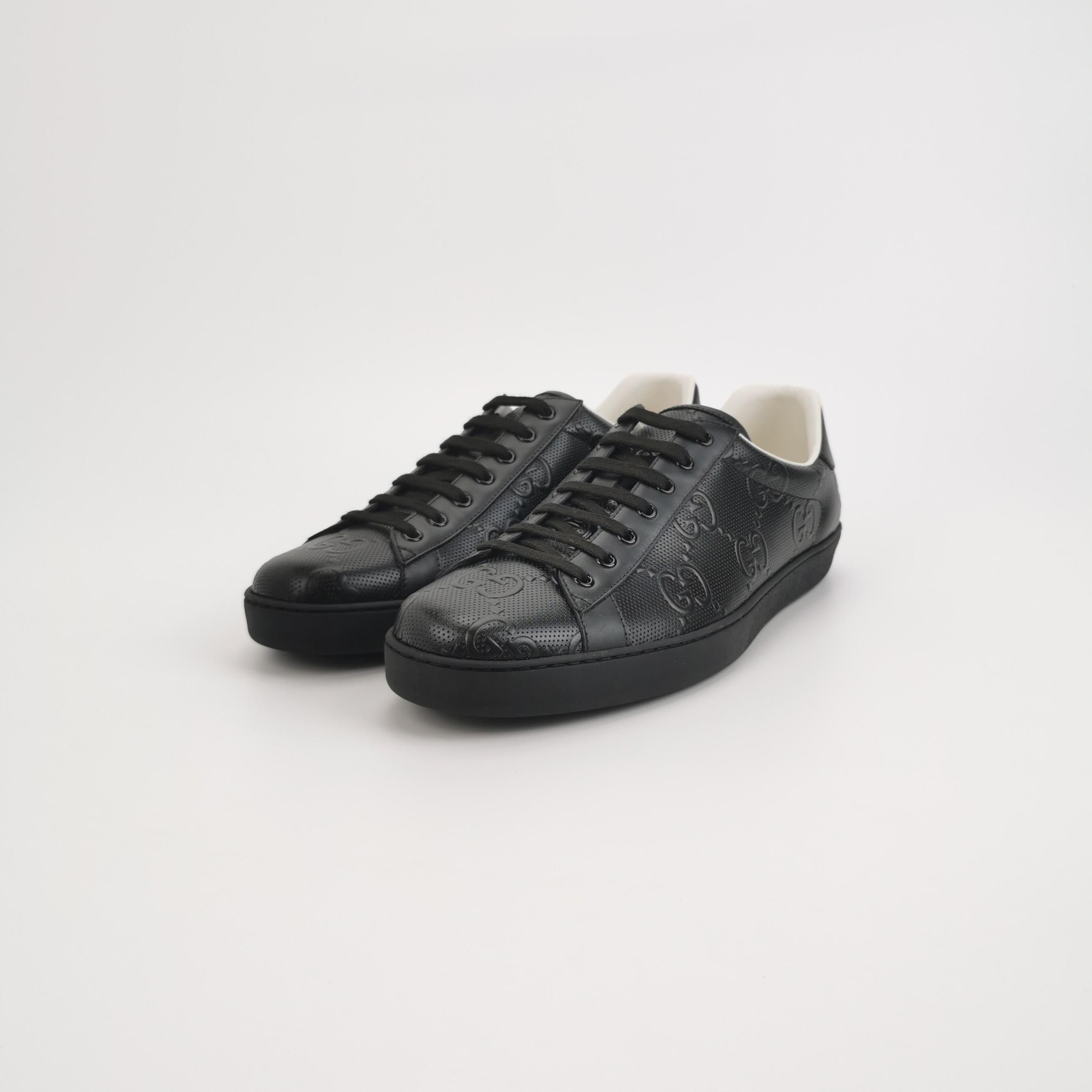 Gucci Gucci Perforated GG Ace Sneakers 47 Size US 14 / EU 47 - 2 Thumbnail