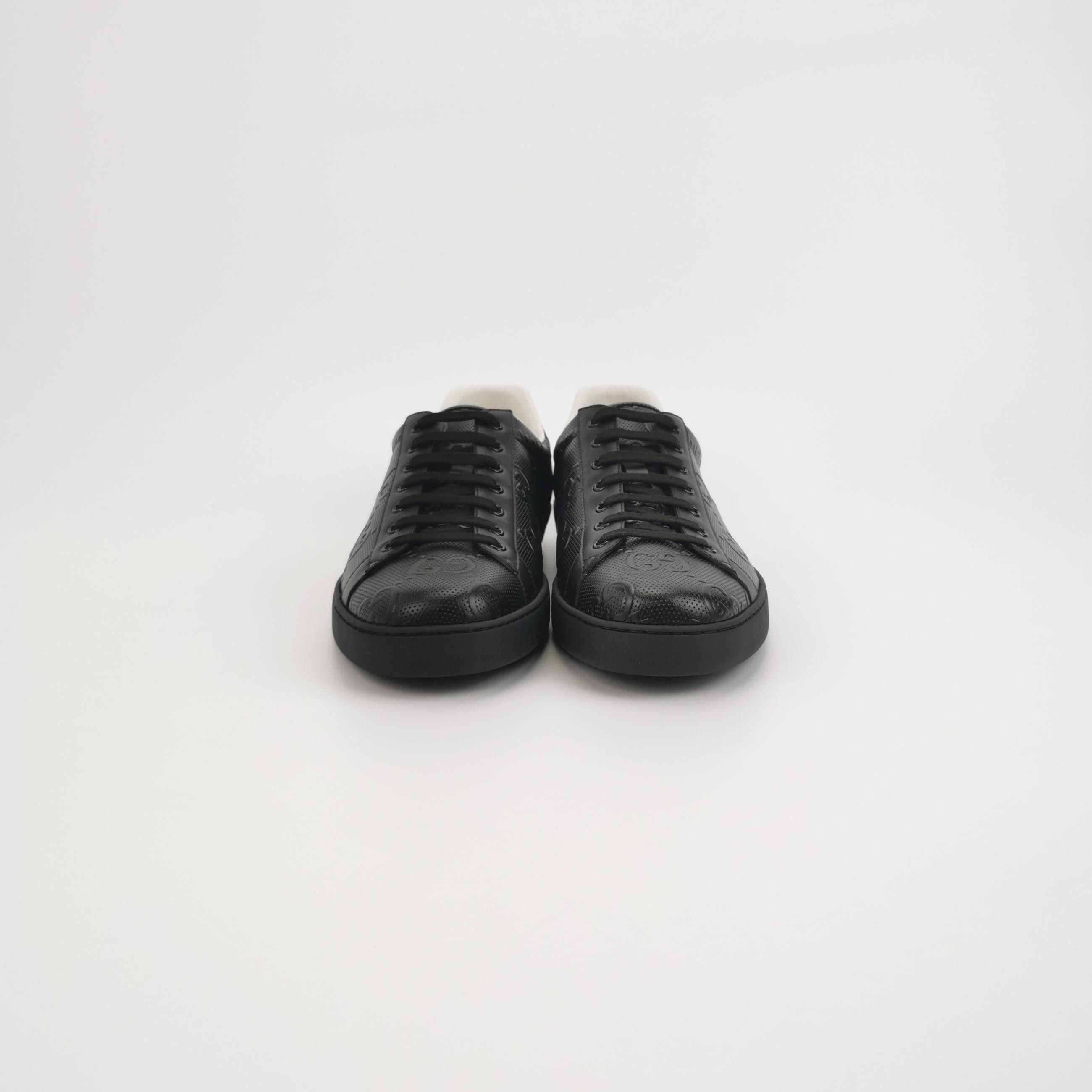 Gucci Gucci Perforated GG Ace Sneakers 47 Size US 14 / EU 47 - 3 Thumbnail