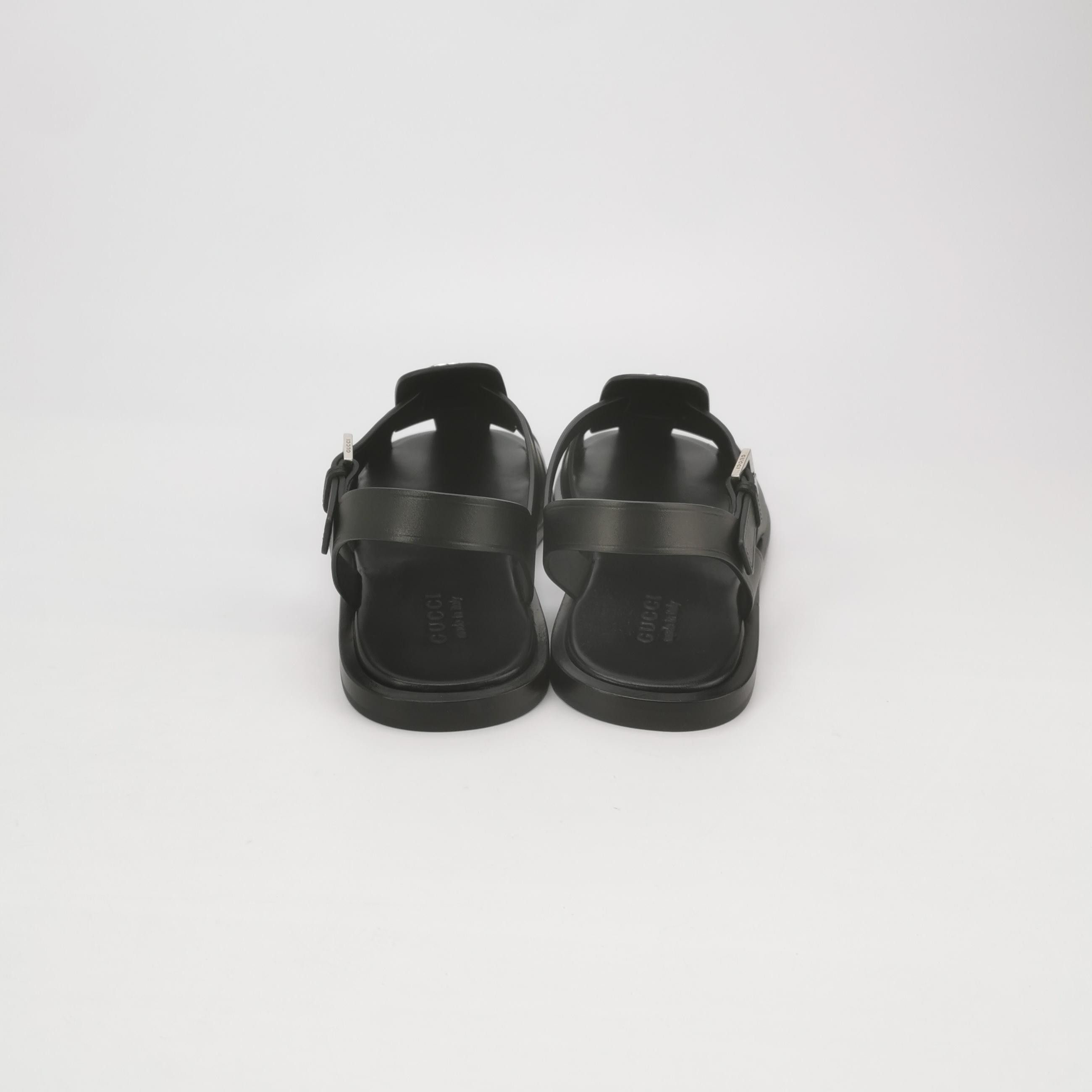 Gucci Gucci Interlocking G Leather Caged Sandals 44 Size US 11 / EU 44 - 4 Thumbnail