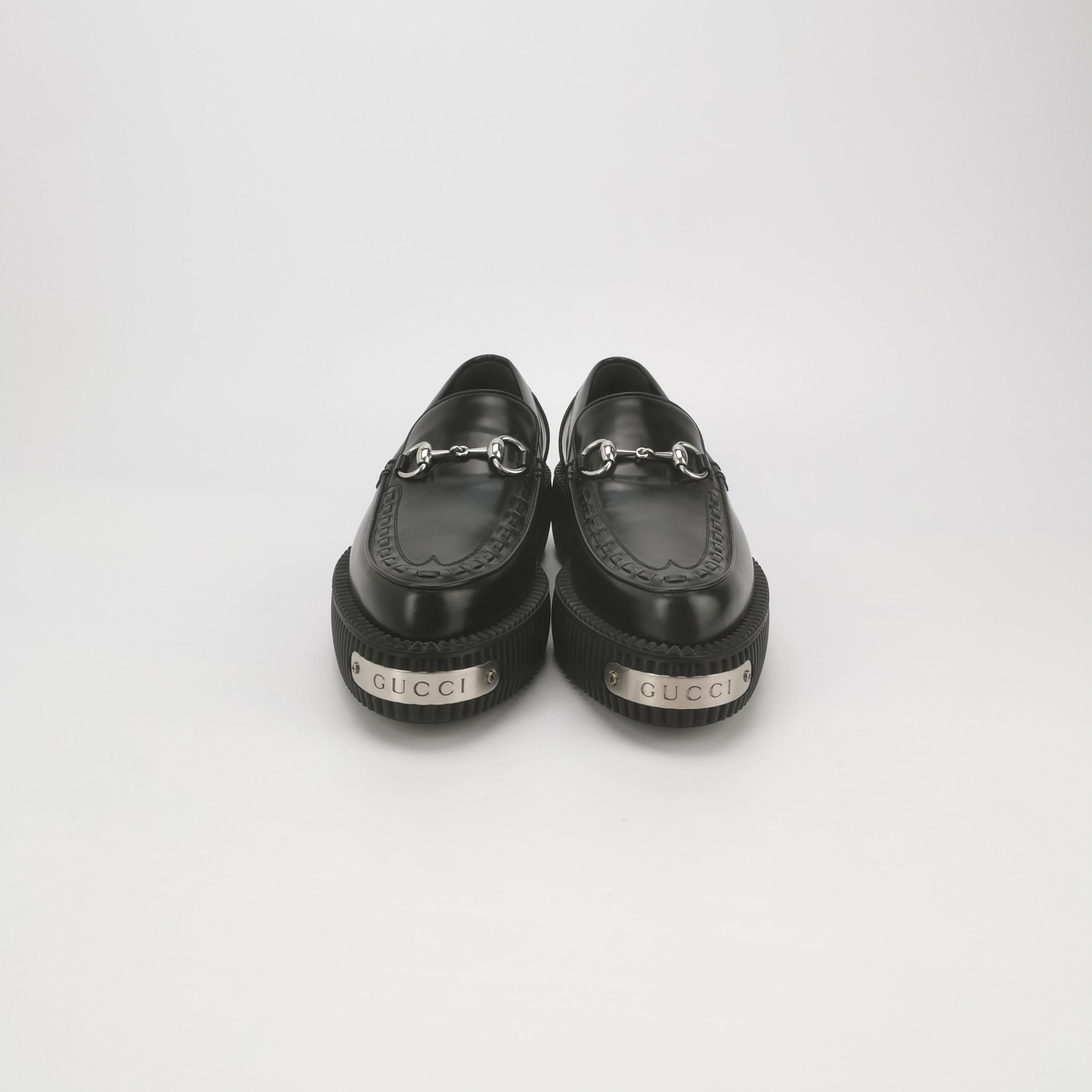 Gucci Gucci Horsebit Platform Leather Loafers Size 7 Size US 7 / EU 40 - 3 Thumbnail