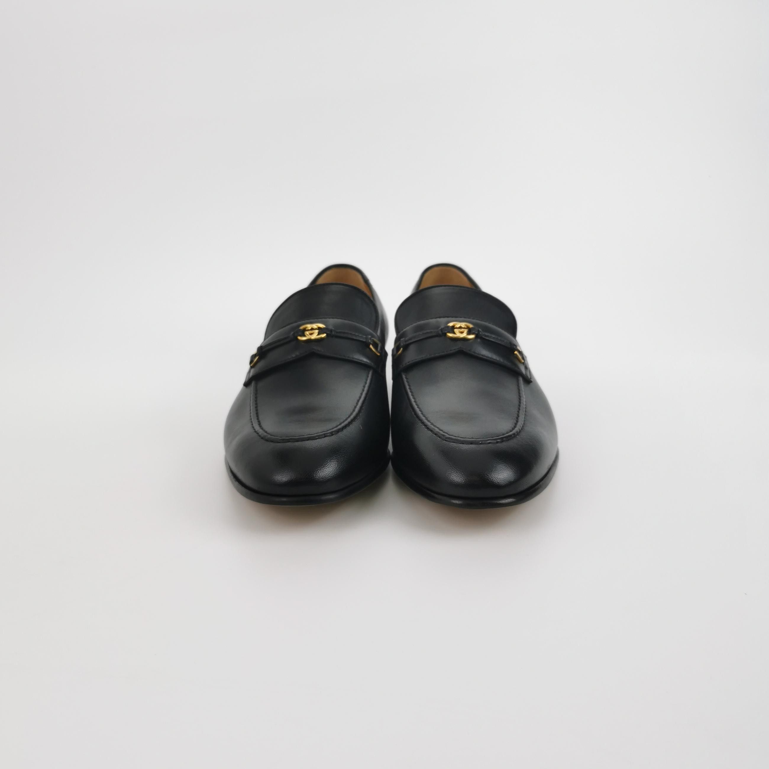 Gucci Gucci Interlocking G Leather Loafers 10.5 Size US 11 / EU 44 - 3 Thumbnail