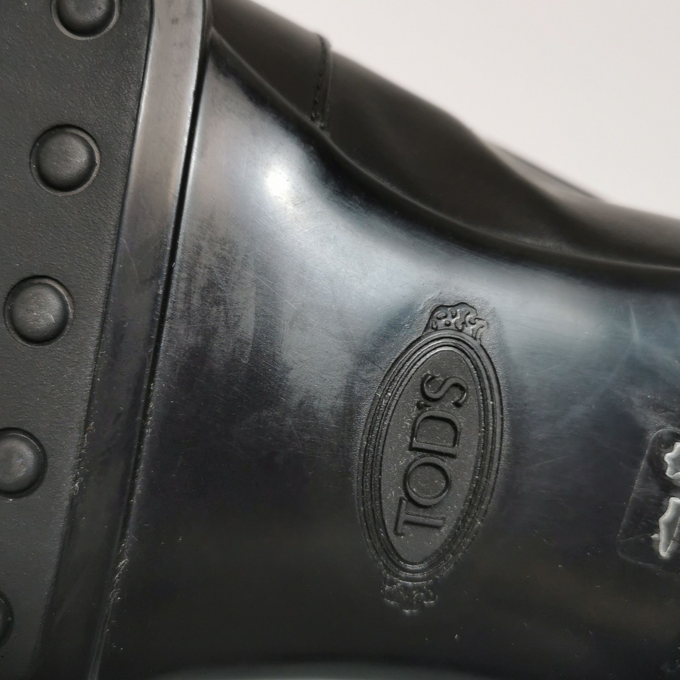 Tod's Tod's Black Leather Logo Loafers Size 7.5 Size US 9 / EU 42 - 9 Thumbnail