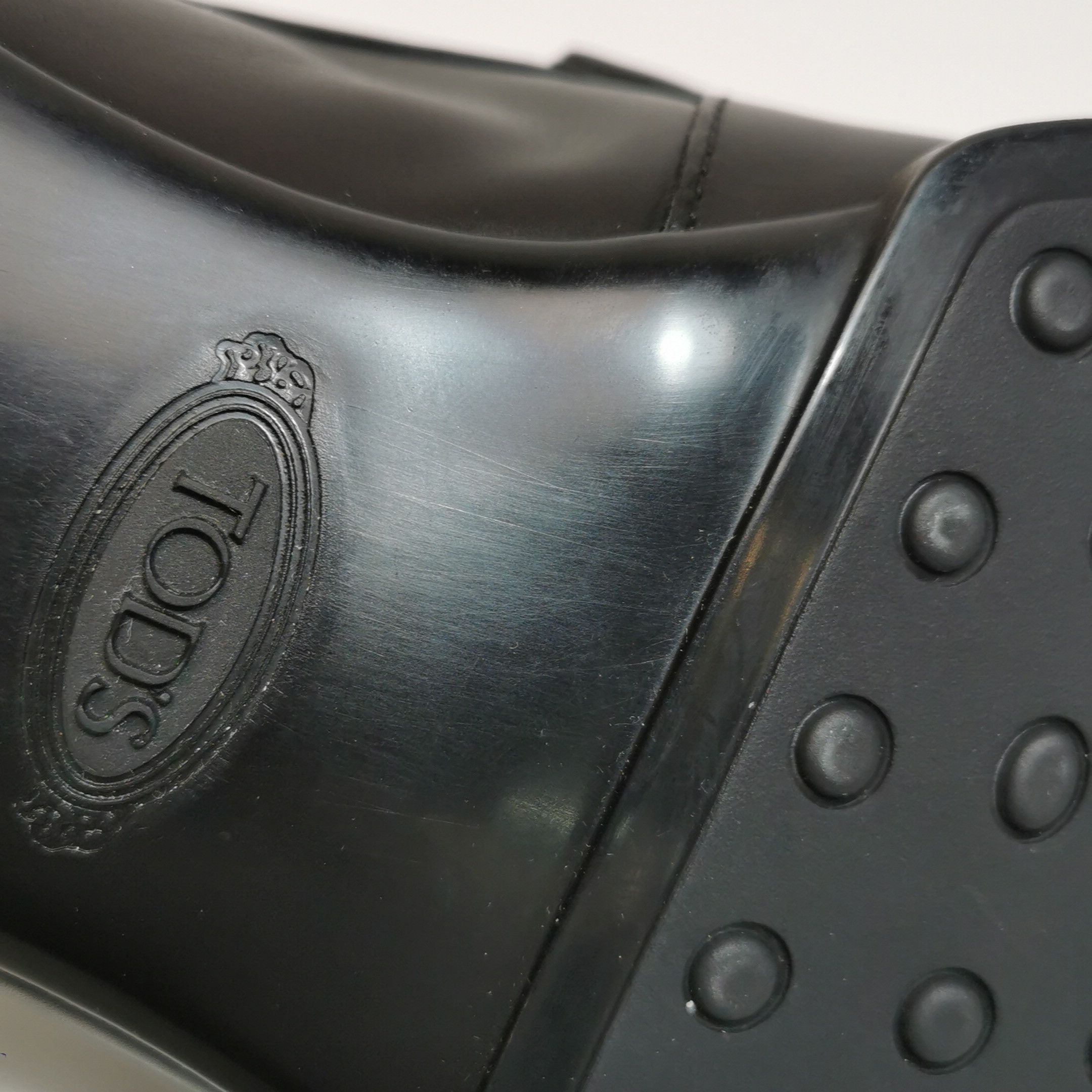 Tod's Tod's Black Leather Logo Loafers Size 7.5 Size US 9 / EU 42 - 10 Thumbnail