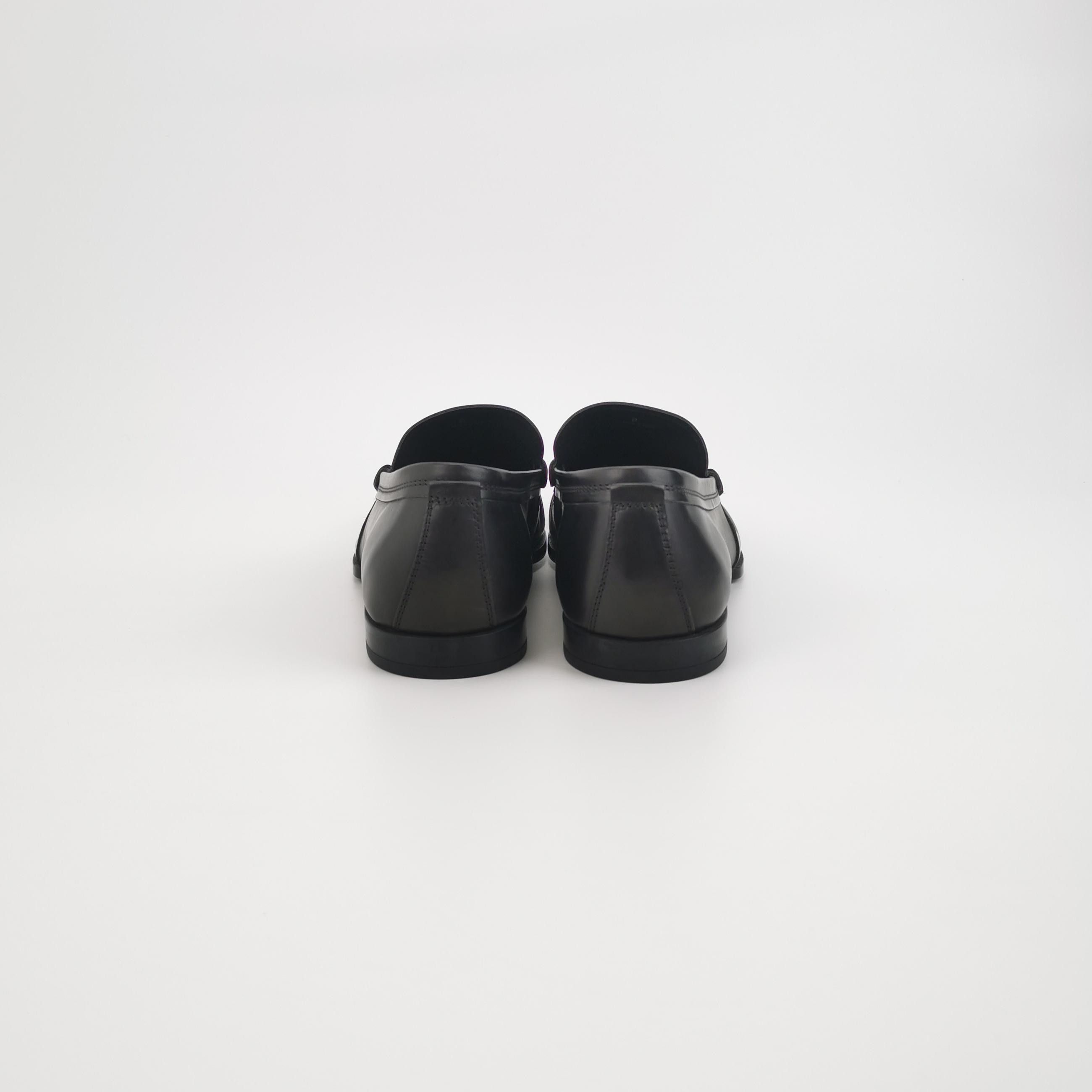 Tod's Tod's Black Leather Logo Loafers Size 7.5 Size US 9 / EU 42 - 4 Thumbnail