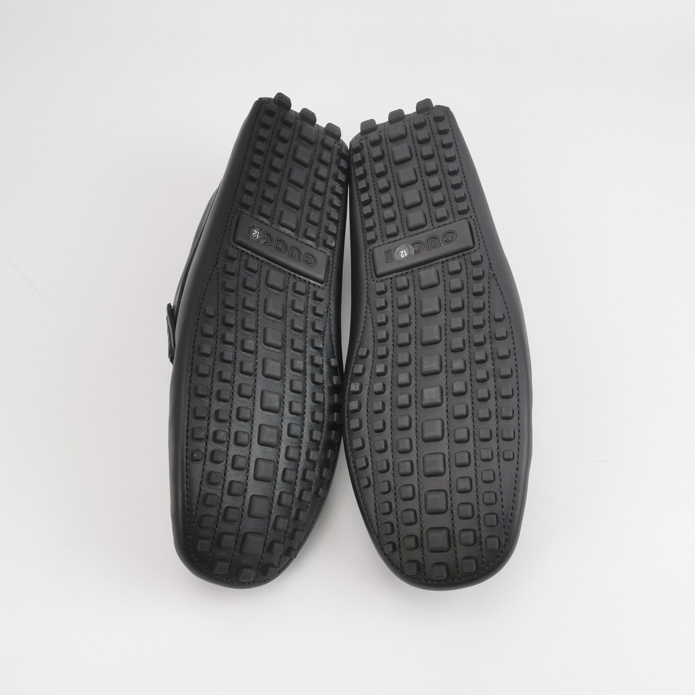 Gucci Gucci Interlocking G Leather Loafers 46 Size US 13 / EU 46 - 5 Thumbnail
