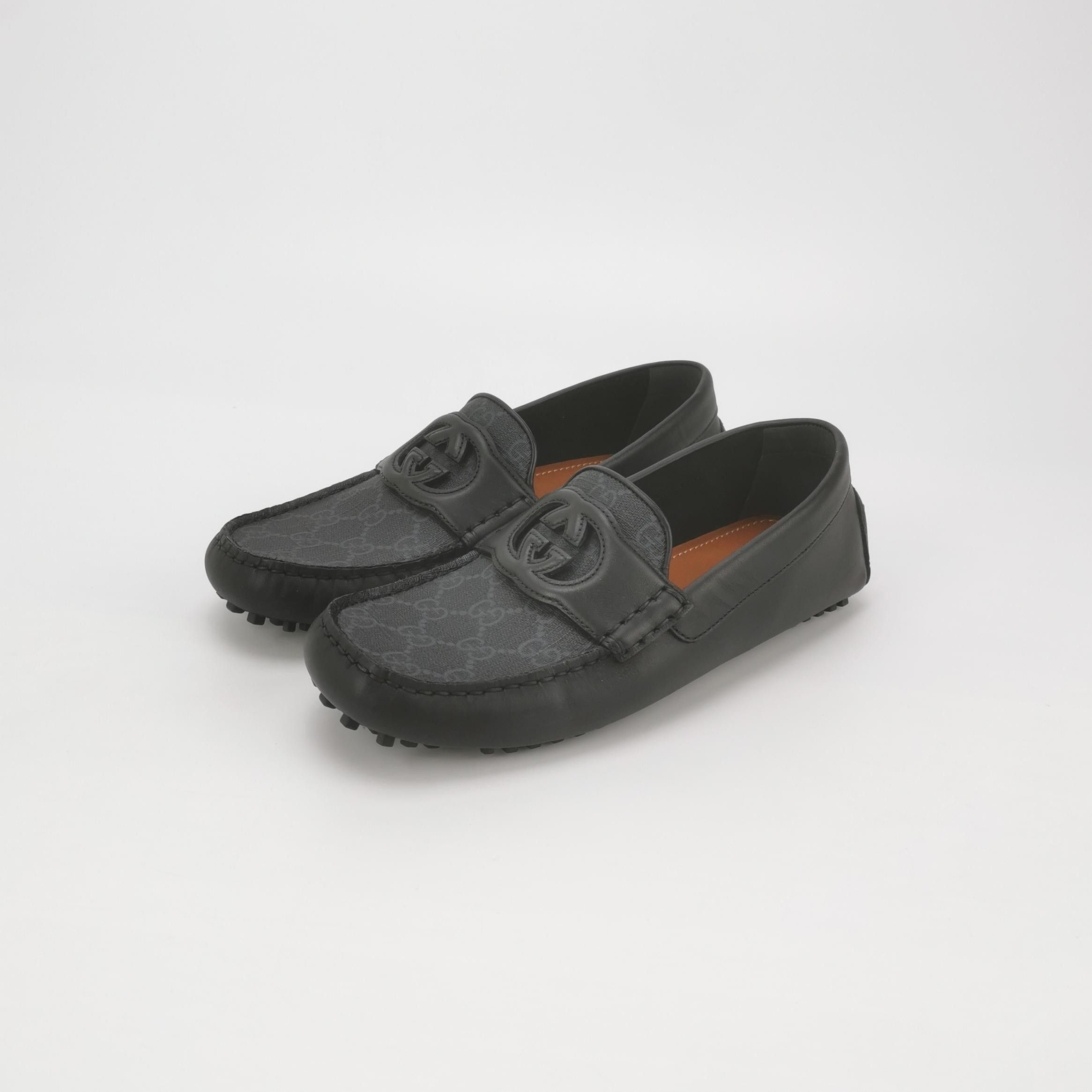 Gucci Gucci Interlocking G Leather Loafers Size 5 Size US 6 / EU 39 - 2 Thumbnail