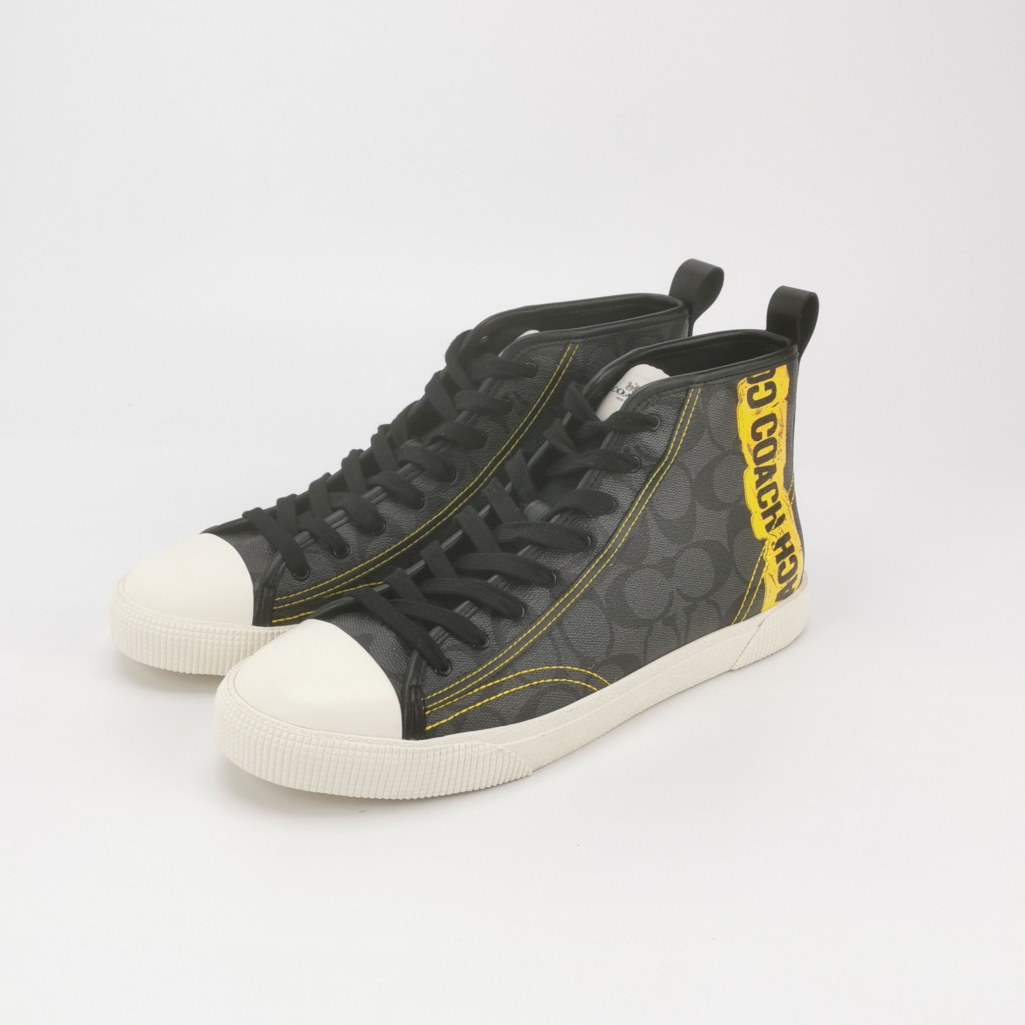 Coach Coach Graffiti Signature Hi-Top Sneakers EU 40.5 Size US 7 / EU 40 - 2 Thumbnail