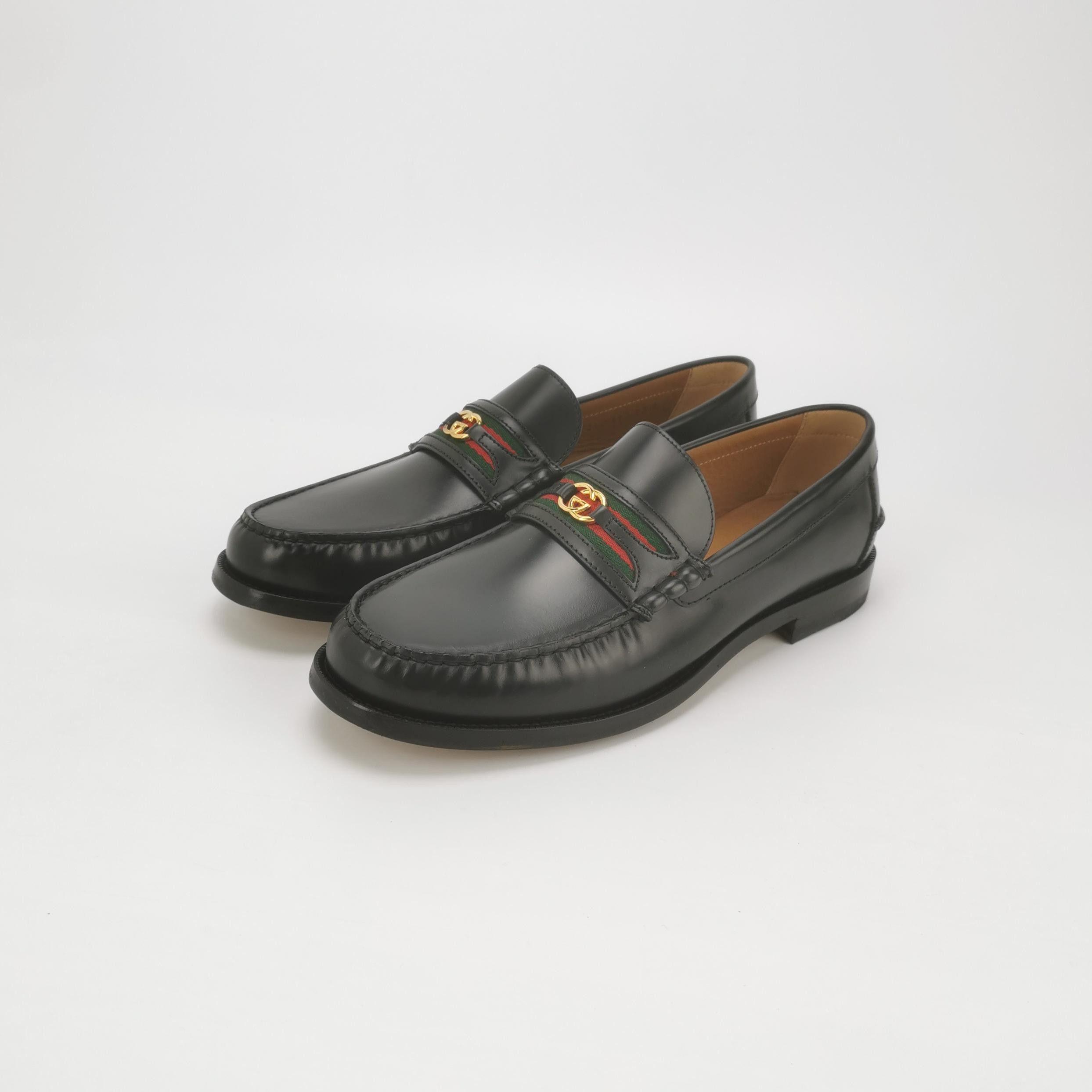 Gucci Gucci Interlocking G Web Loafers EU 45 Size US 12 / EU 45 - 2 Thumbnail