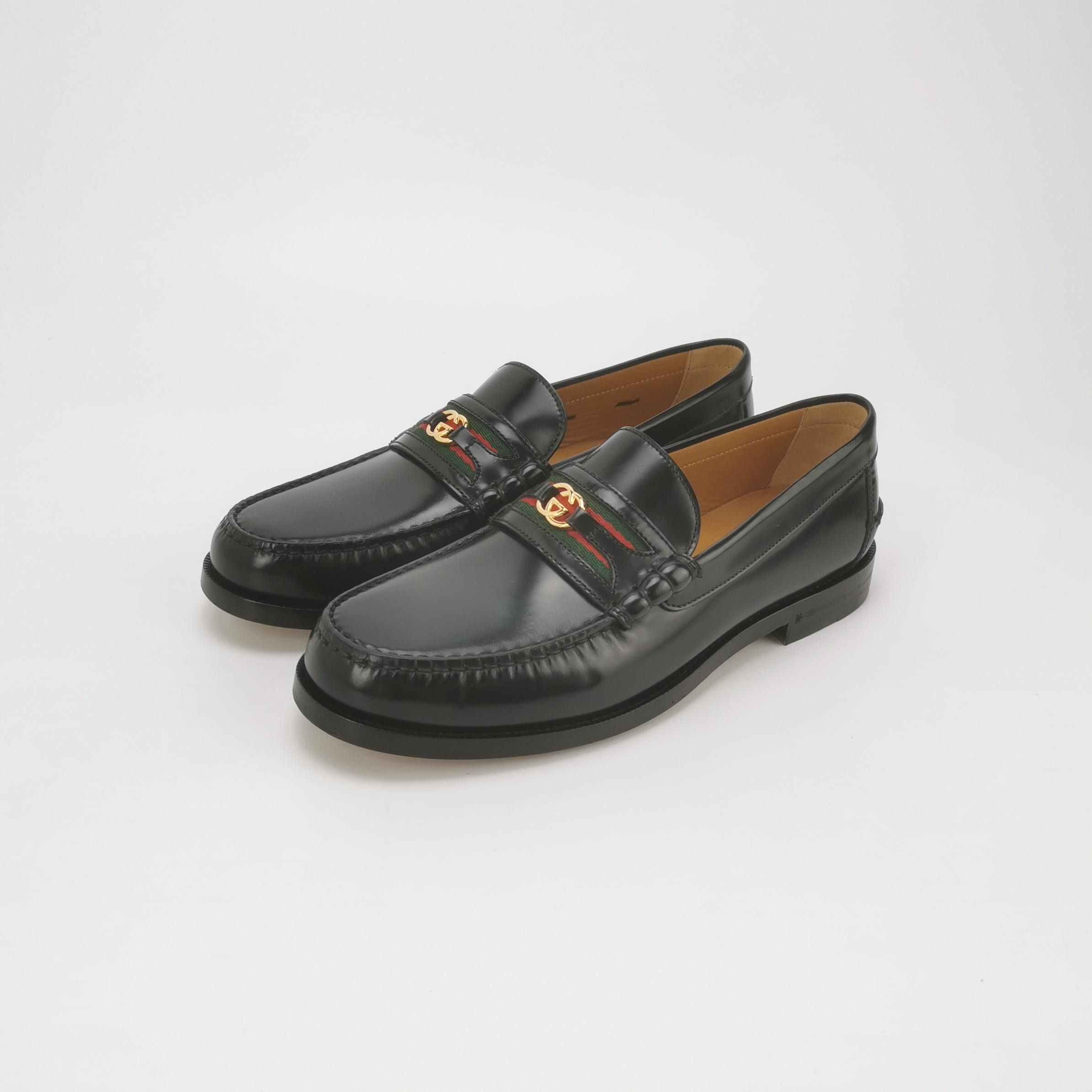 Gucci Gucci Web Stripe Interlocking G Loafers 42 Size US 9 / EU 42 - 2 Thumbnail