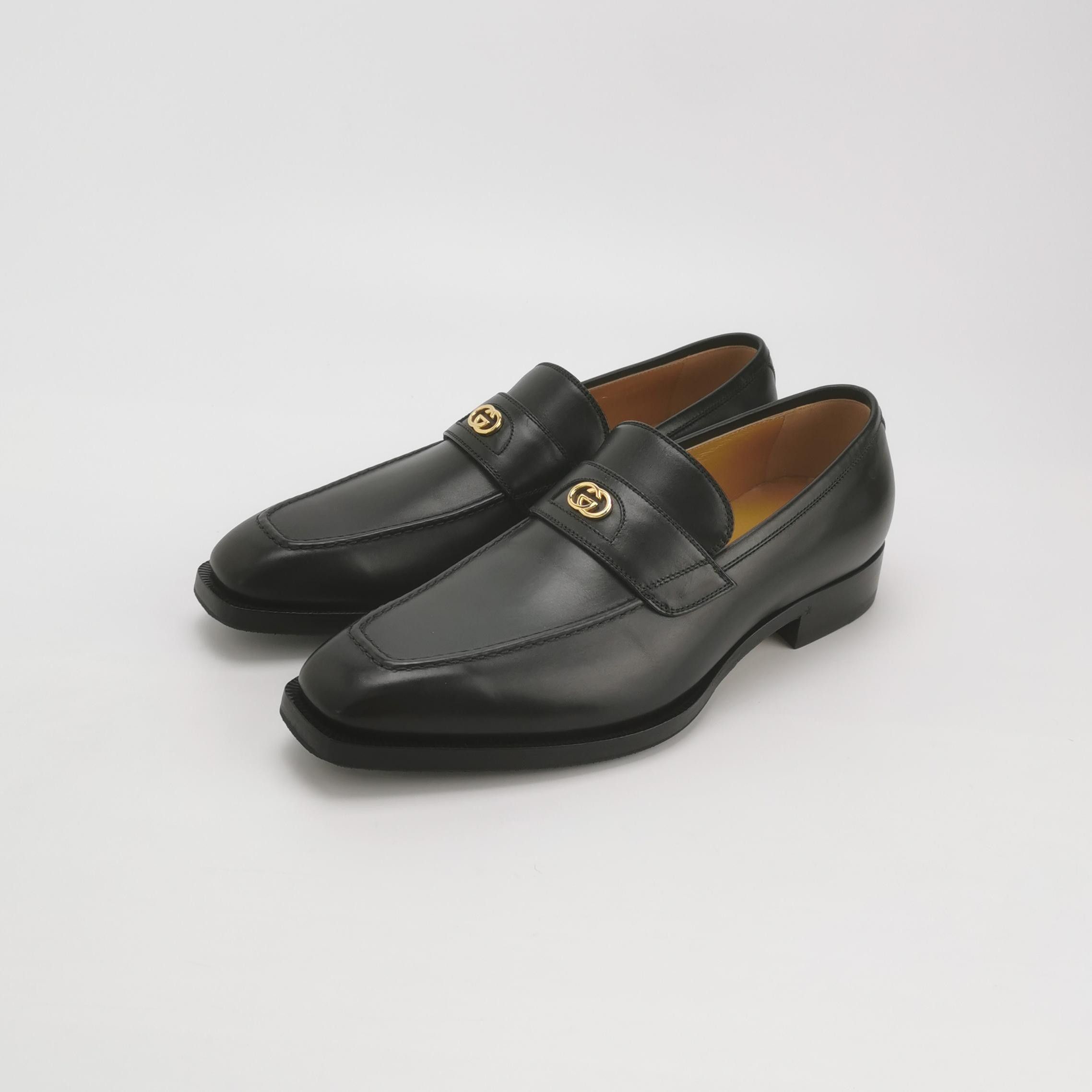 Gucci Gucci Interlocking G Leather Loafers 41 Size US 8 / EU 41 - 2 Thumbnail