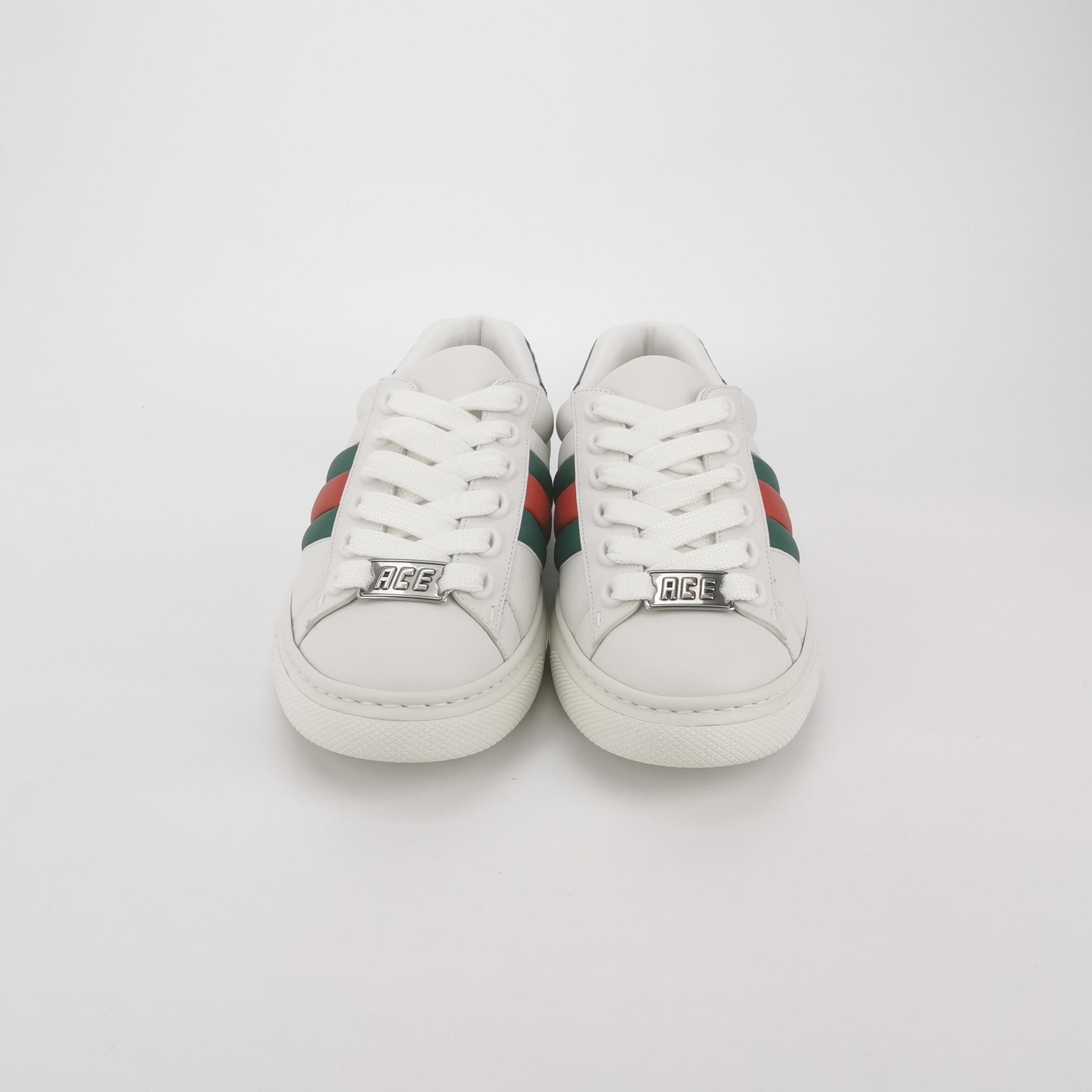 Gucci Gucci Ace Web Stripe Sneakers 43.5 Size US 10 / EU 43 - 3 Thumbnail