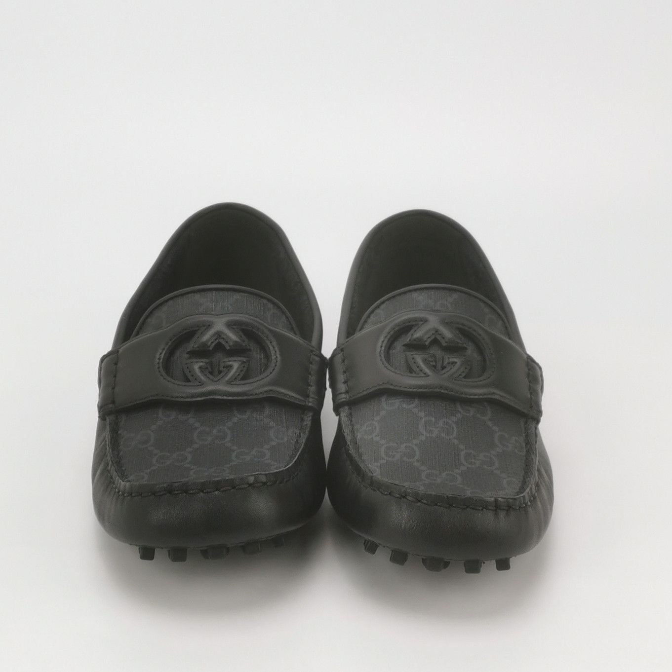 Gucci Gucci Interlocking G Monogram Leather Loafers EU 39 Size US 6 / EU 39 - 3 Thumbnail