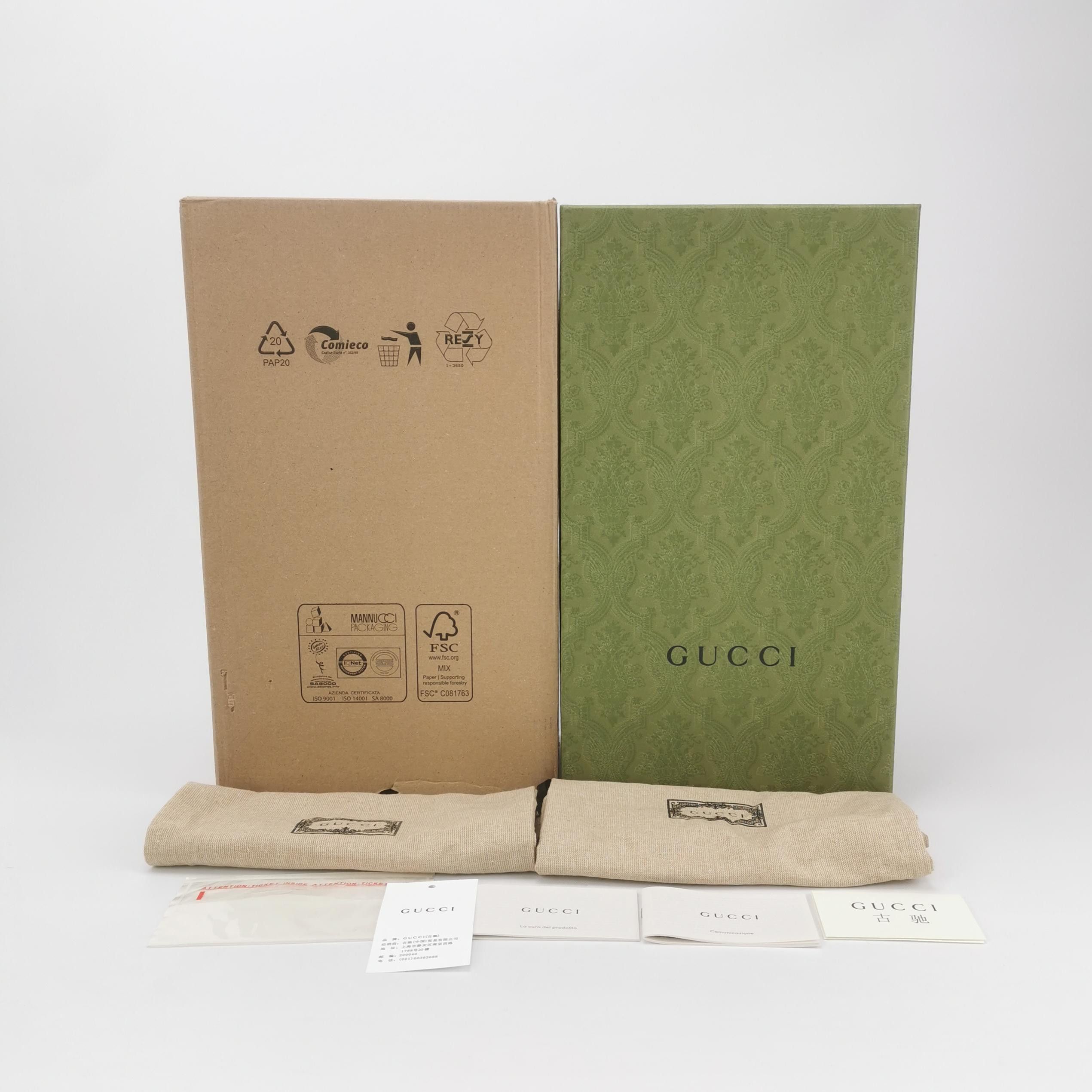 Gucci Gucci Interlocking G Monogram Leather Loafers EU 39 Size US 6 / EU 39 - 6 Thumbnail