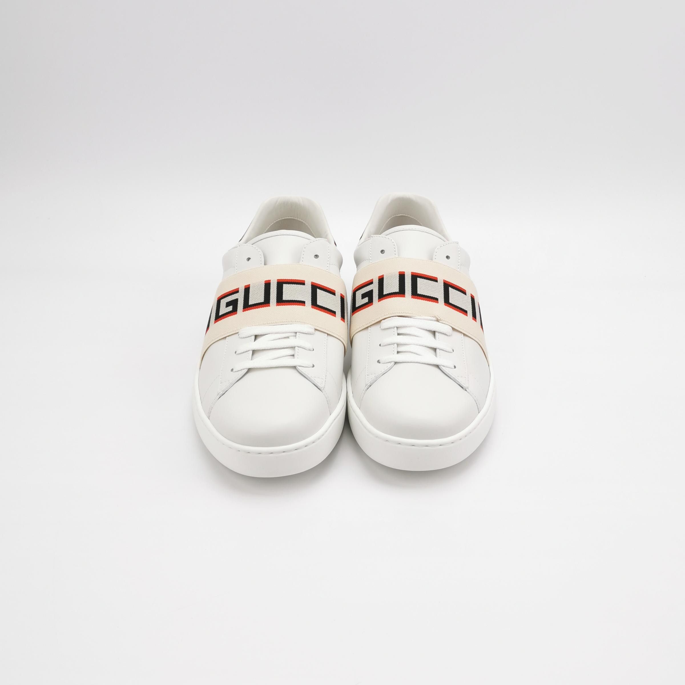 Gucci Gucci Ace Logo Strap Sneakers 44.5 Size US 11 / EU 44 - 3 Thumbnail