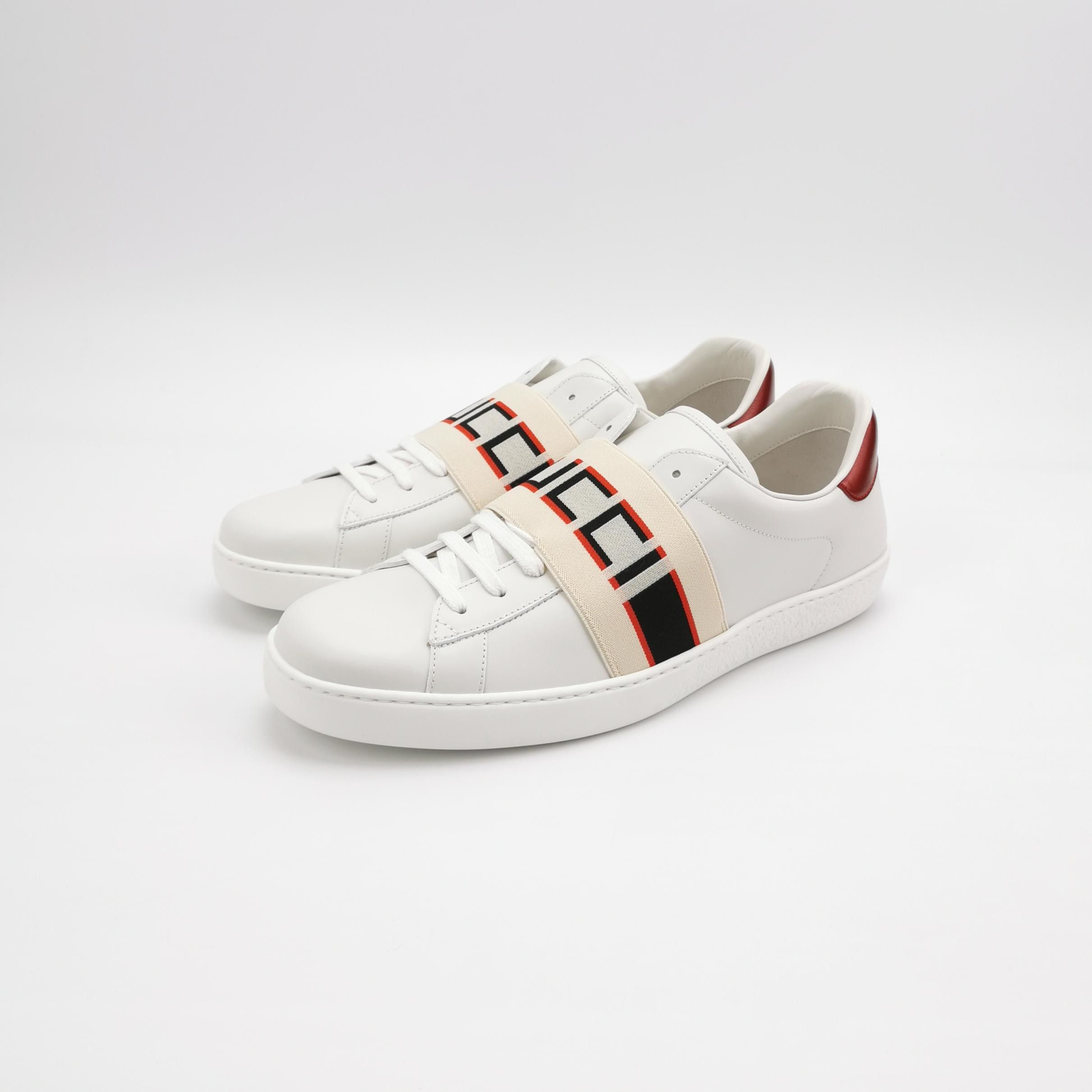 Gucci Gucci Ace Logo Strap Sneakers 44.5 Size US 11 / EU 44 - 2 Thumbnail