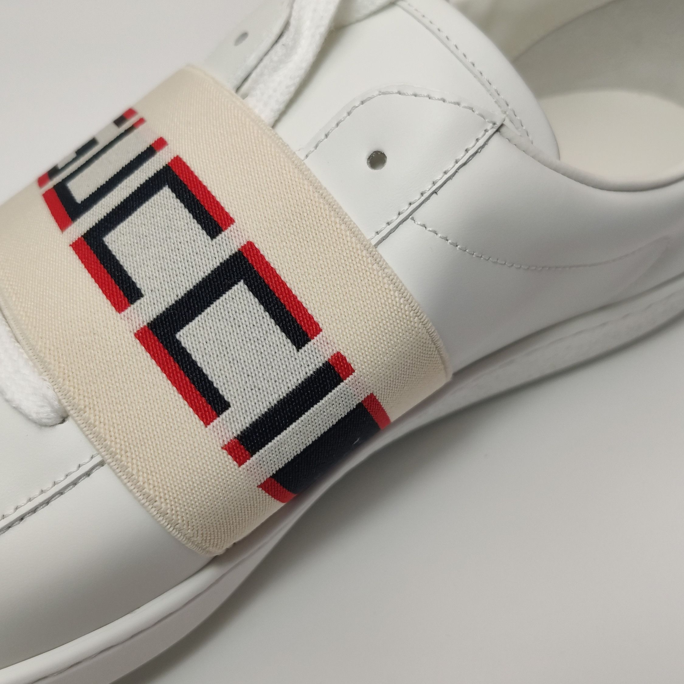 Gucci Gucci Ace Logo Strap Sneakers 44.5 Size US 11 / EU 44 - 9 Thumbnail