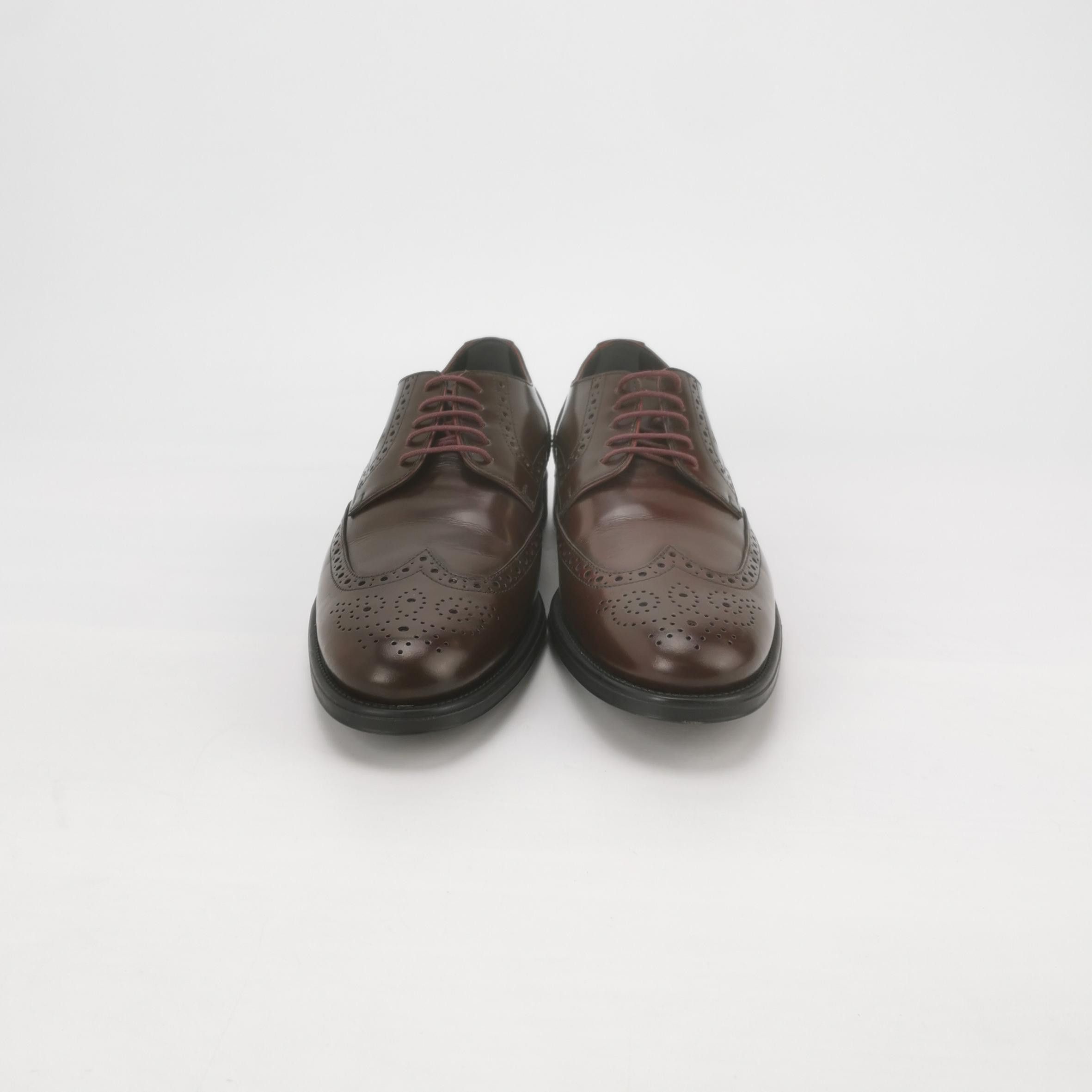 Tod's Tod's Wingtip Brogue Leather Derby Shoes EU 40 Size US 7 / EU 40 - 3 Thumbnail