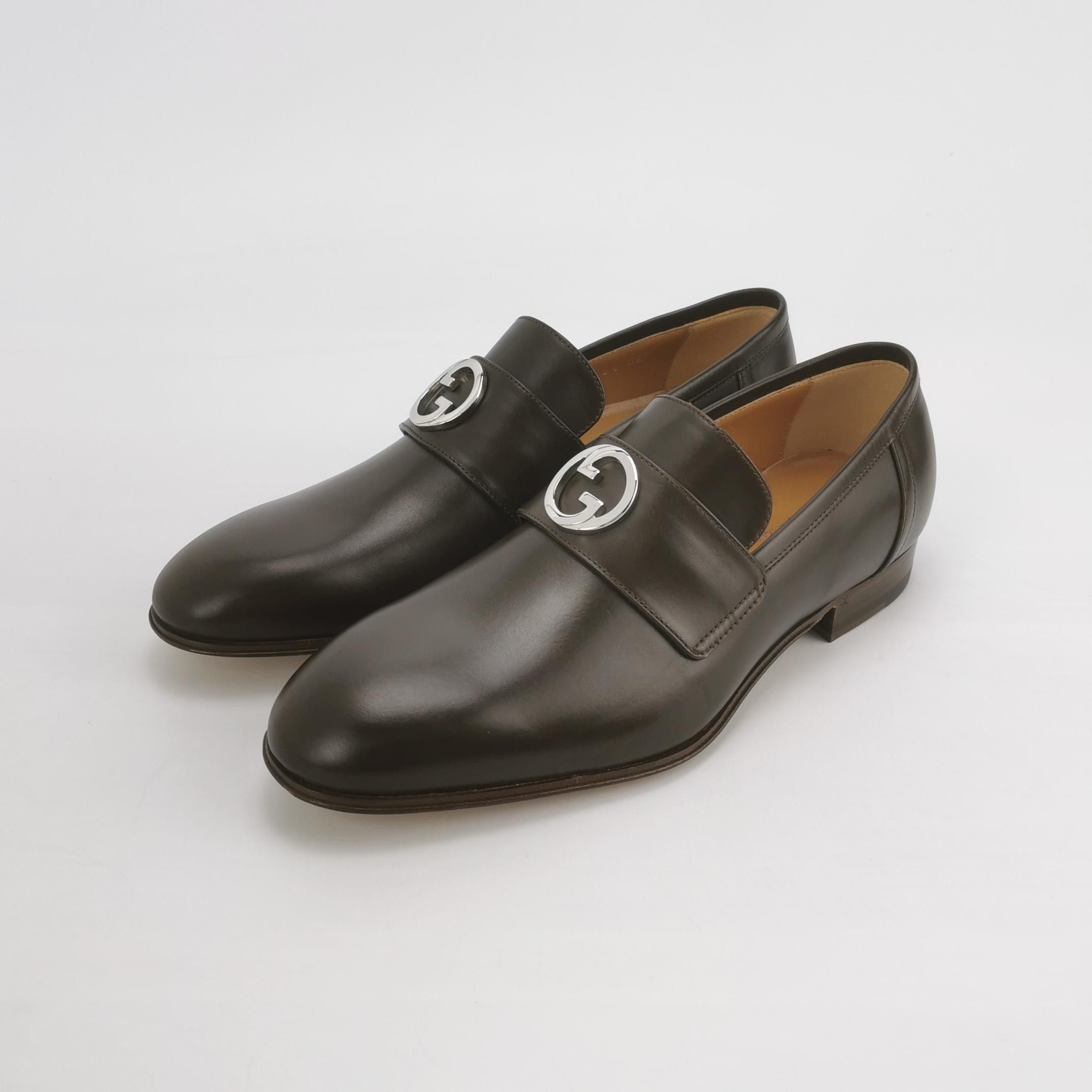 Gucci Gucci Interlocking G Leather Loafers Size 5.5 Size US 6 / EU 39 - 2 Thumbnail