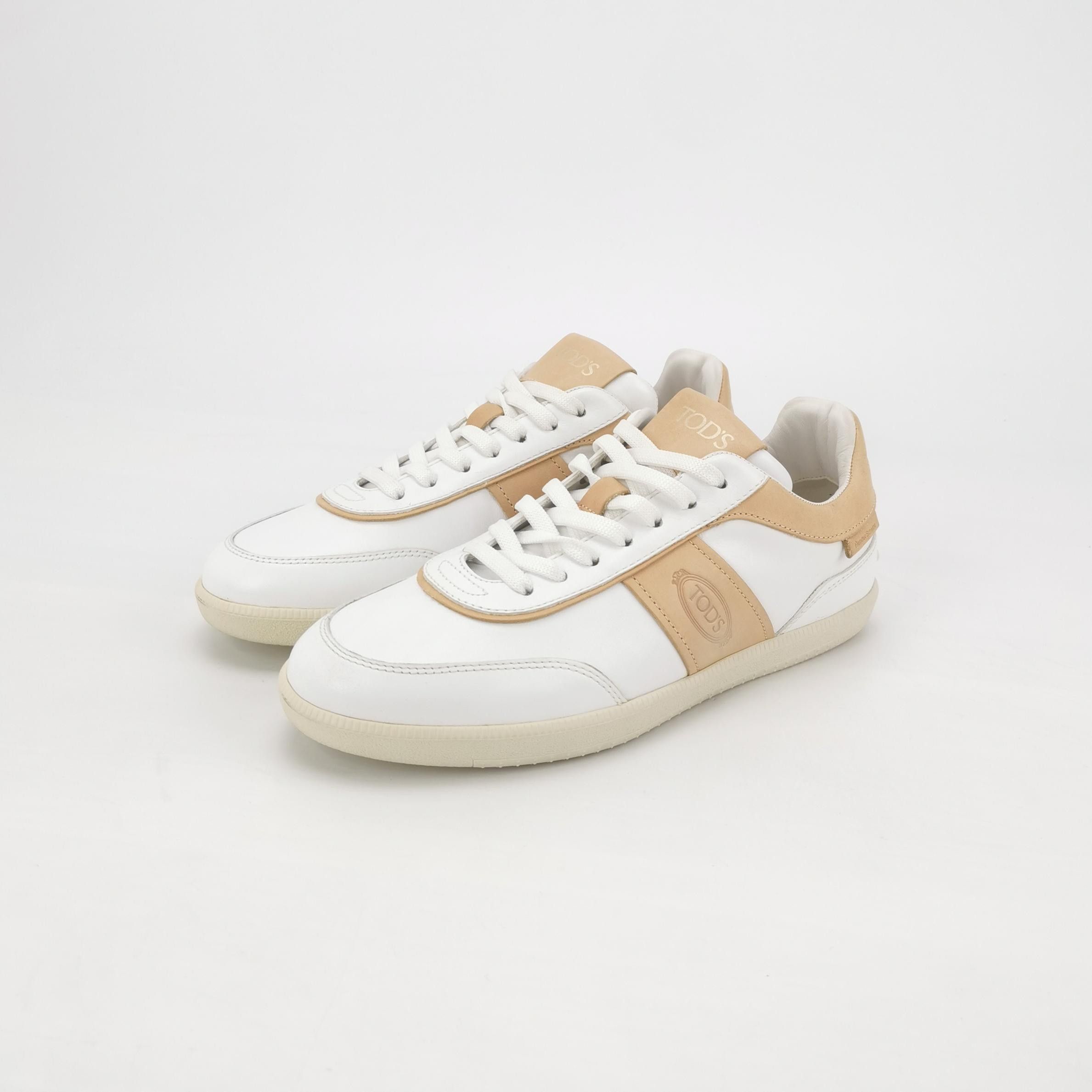 Tod's Tod's Leather Panel Low-Top Sneakers 39.5 Size US 6 / EU 39 - 2 Thumbnail
