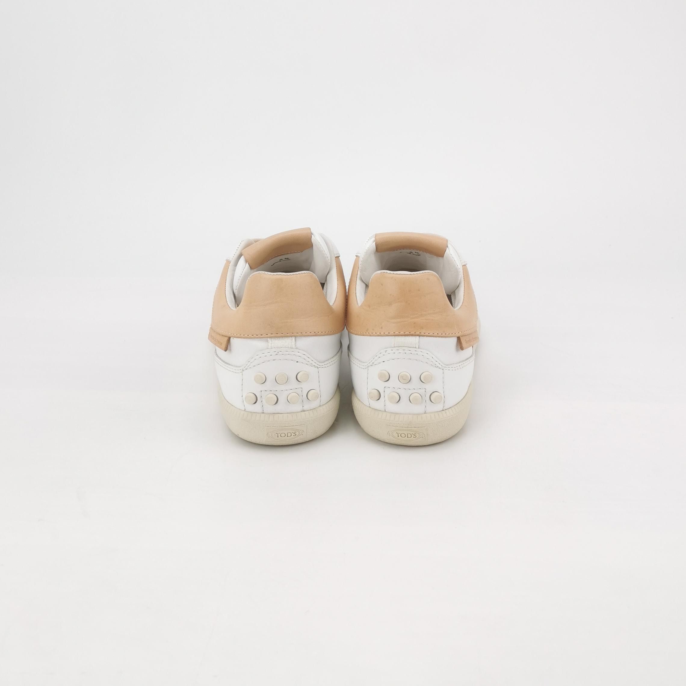 Tod's Tod's Leather Panel Low-Top Sneakers 39.5 Size US 6 / EU 39 - 4 Thumbnail