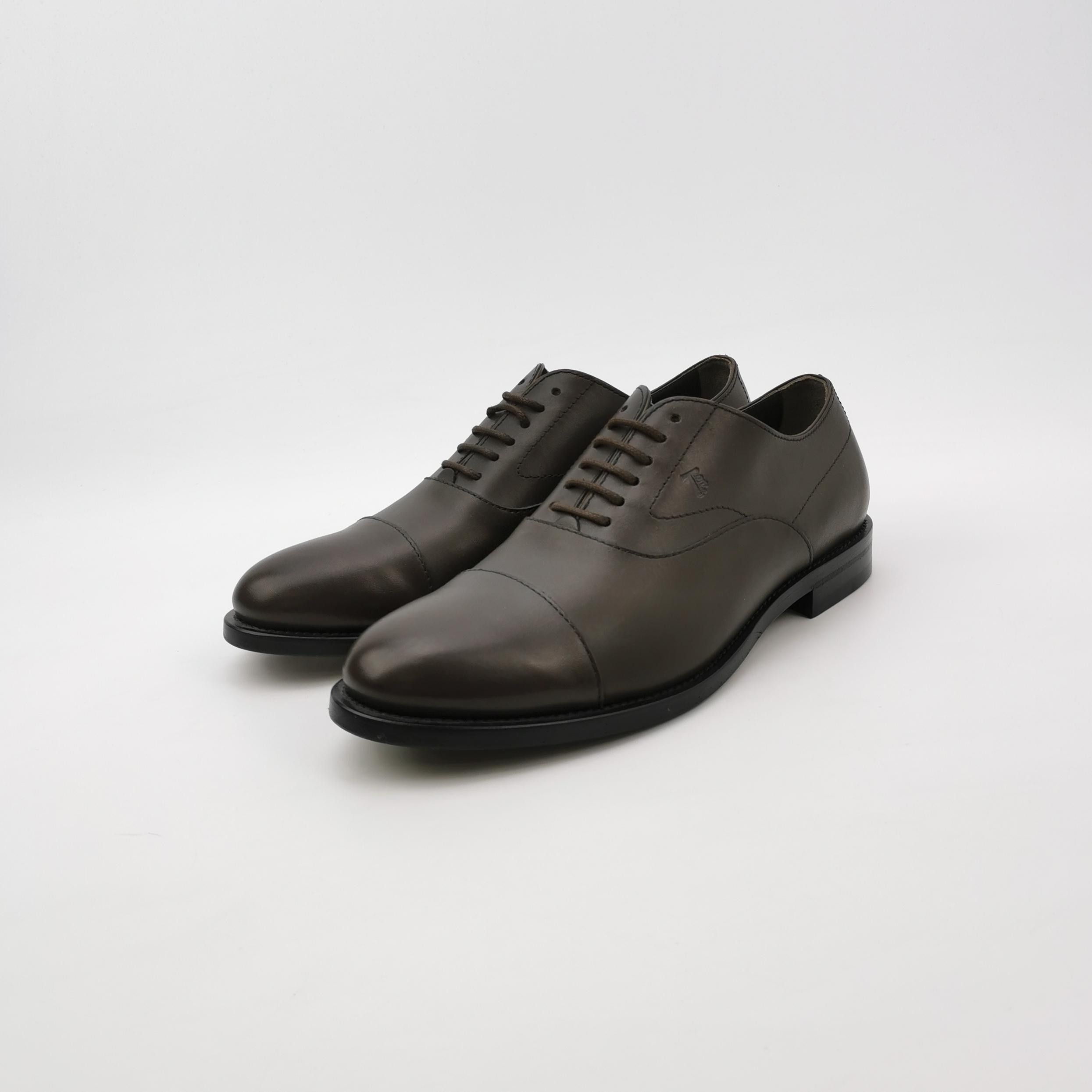 Tod's Tod's Brown Leather Cap Toe Oxfords US 6.5 Size US 6 / EU 39 - 2 Thumbnail