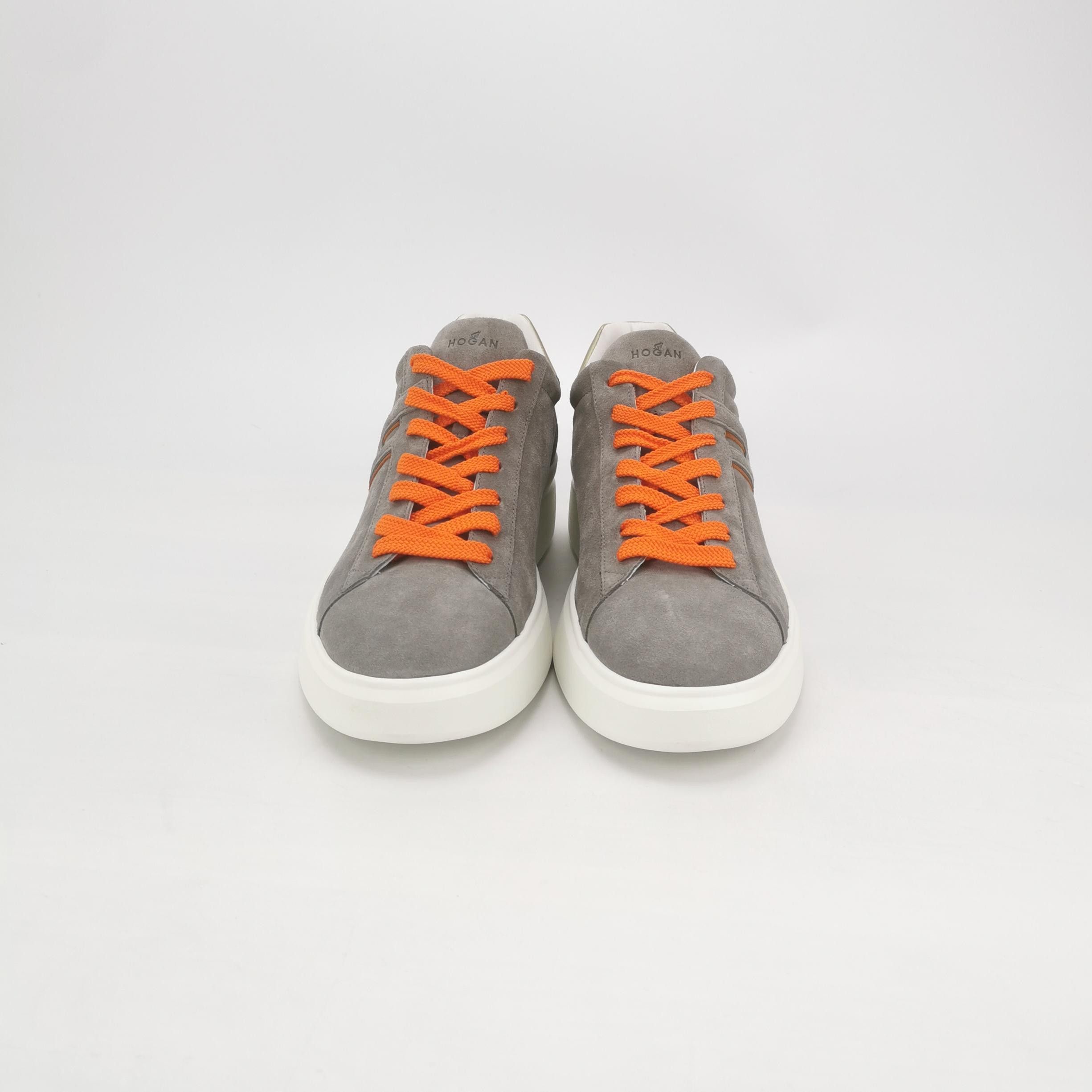 Hogan Hogan Gray Suede Low-Top Sneakers Size 44 Size US 11 / EU 44 - 3 Thumbnail