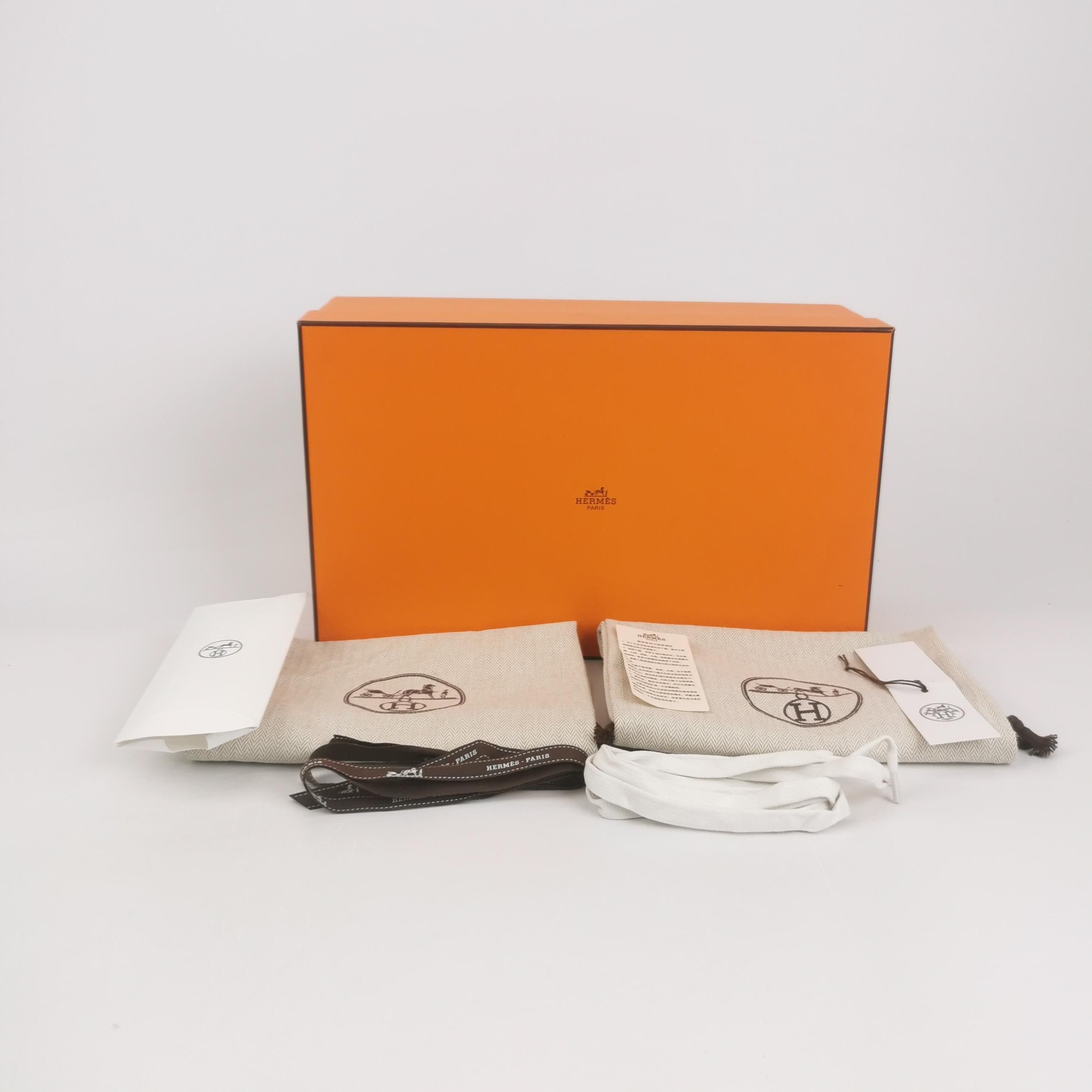 Hermes Hermes Trail Leather Low-Top Sneakers 40 Size US 7 / EU 40 - 6 Thumbnail