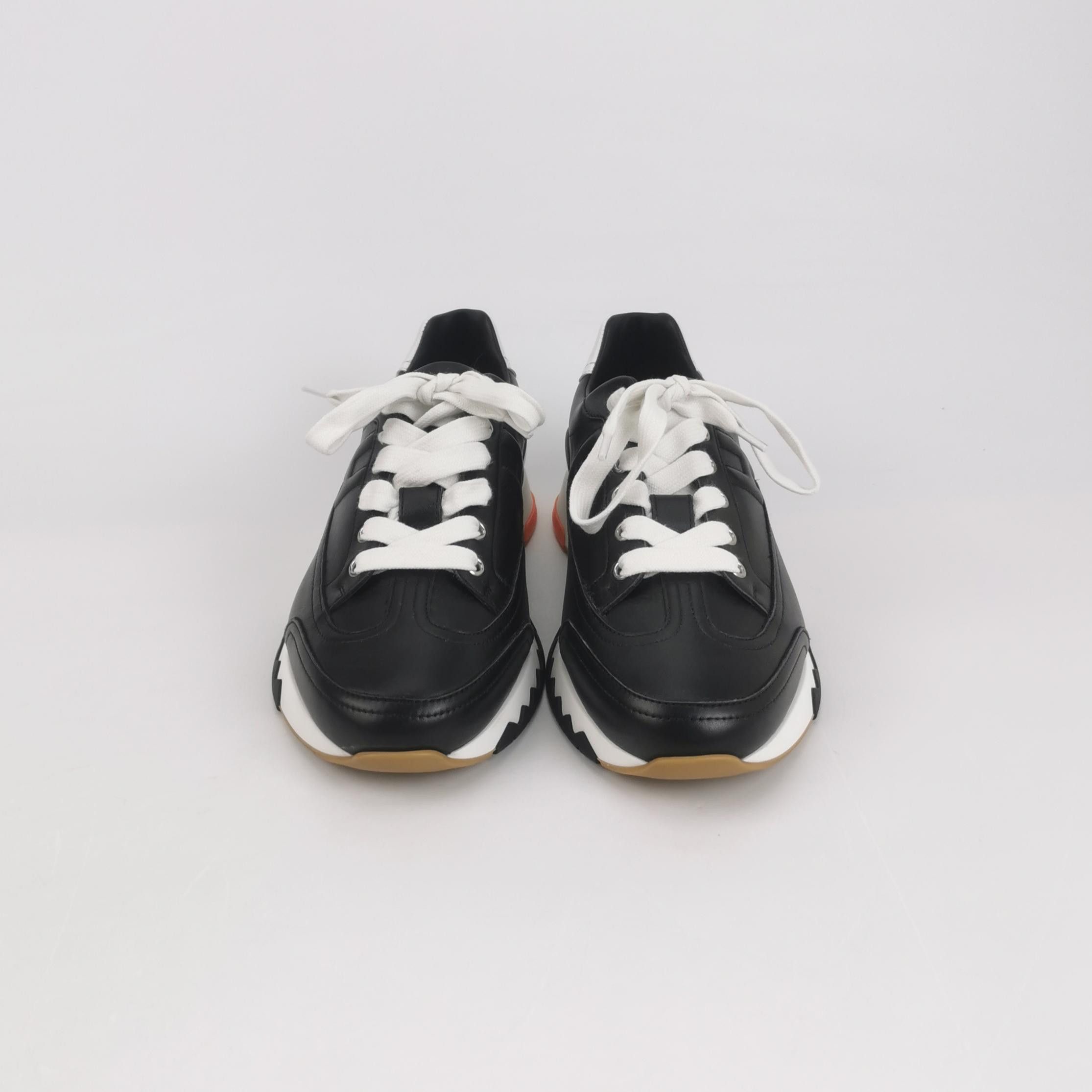Hermes Hermes Trail Leather Low-Top Sneakers 40 Size US 7 / EU 40 - 3 Thumbnail