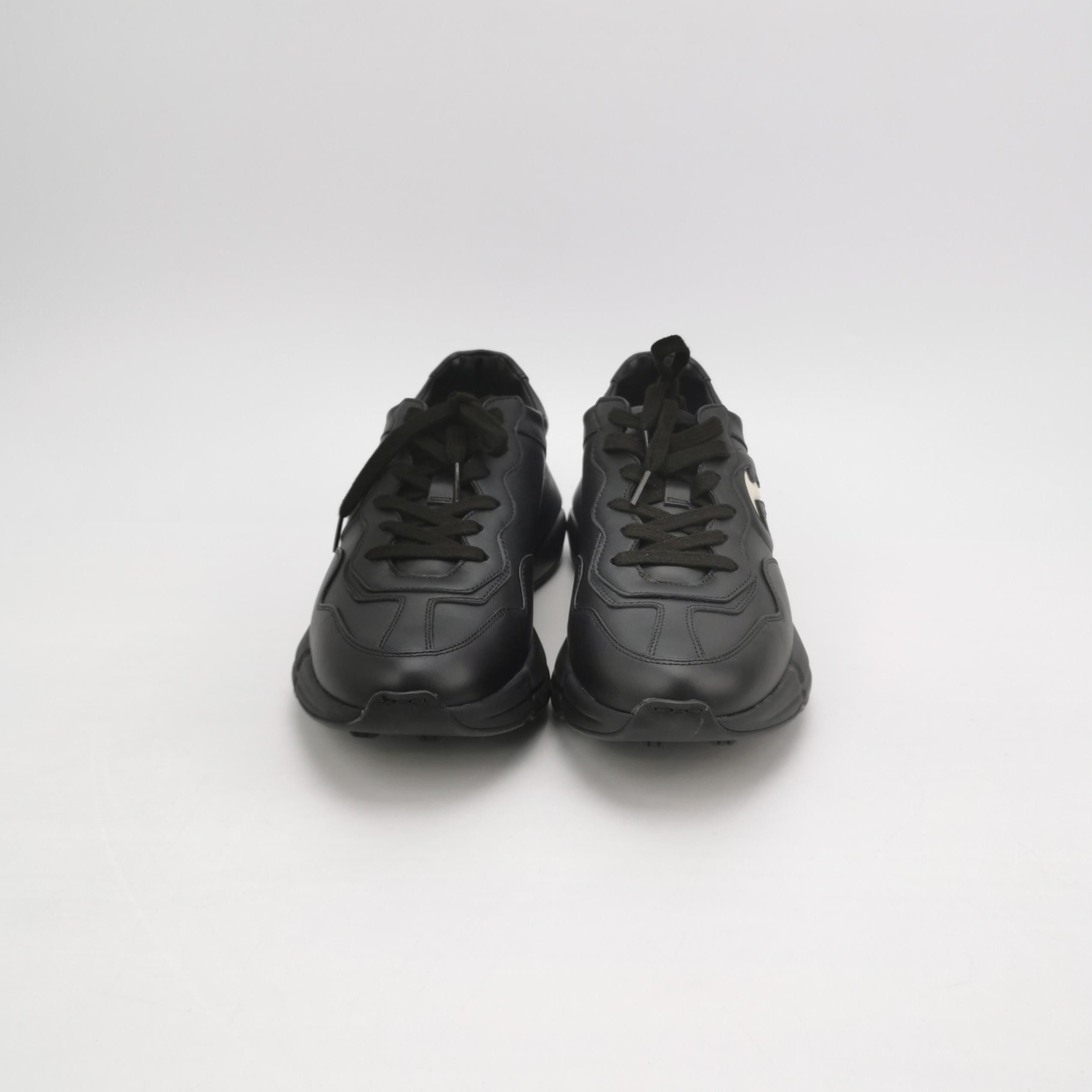 Gucci Gucci Rhyton Logo Leather Sneakers 41.5 Size US 8 / EU 41 - 3 Thumbnail