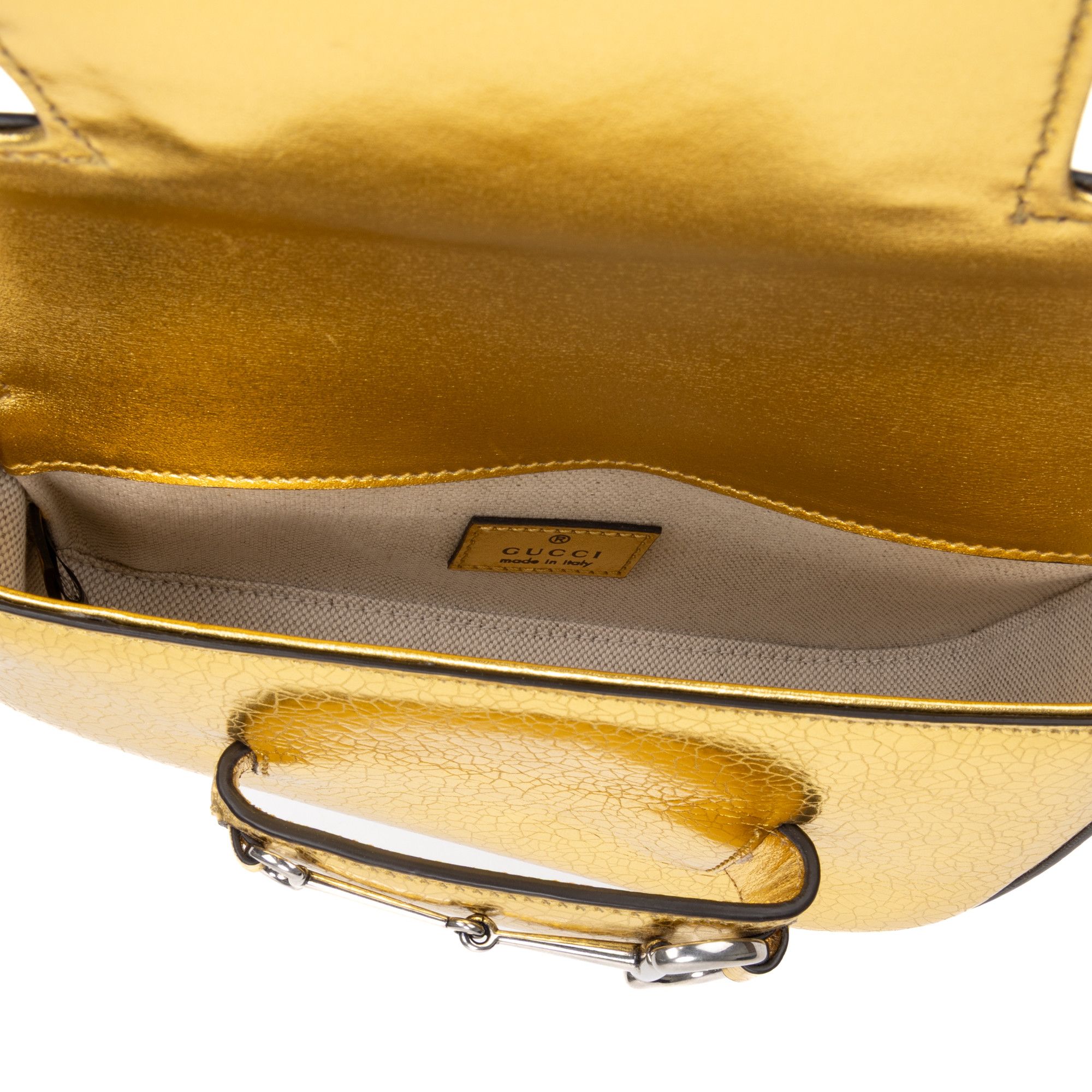 Gucci Horsebit 1955 Asymmetric Mini Size ONE SIZE - 9 Thumbnail