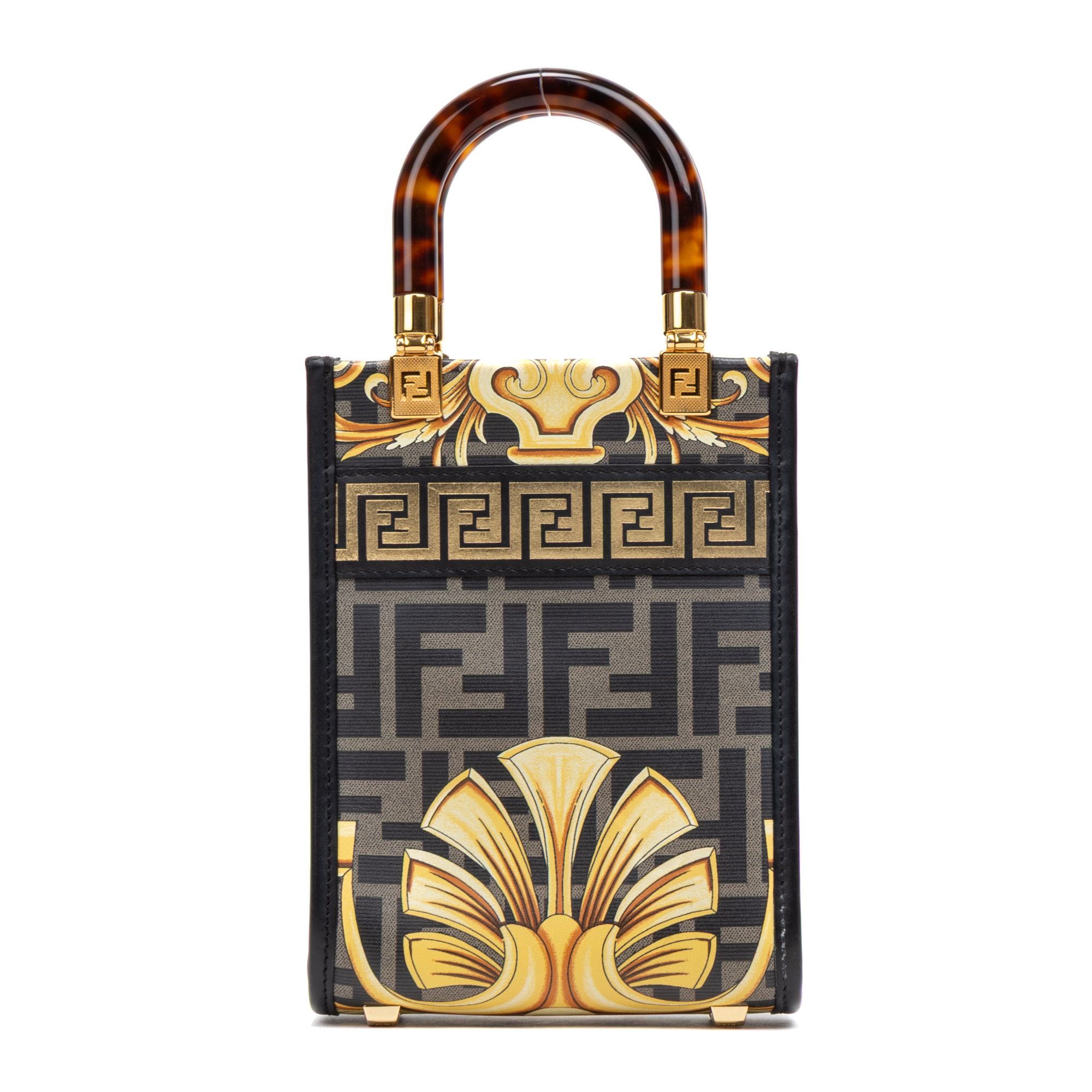 Fendi Versace Fendace Convertible Sunshine Tote Mini Size ONE SIZE - 5 Thumbnail