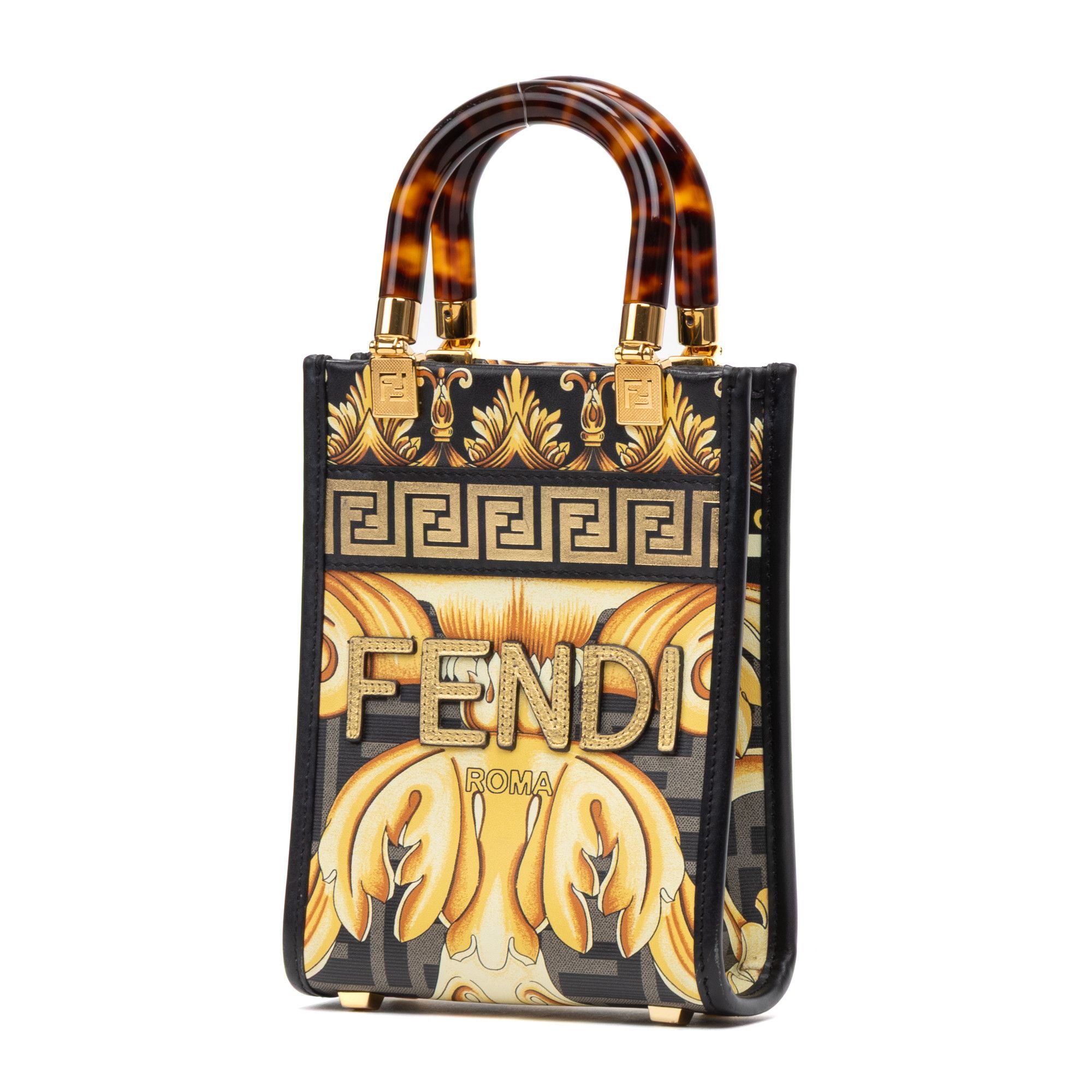 Fendi Versace Fendace Convertible Sunshine Tote Mini Size ONE SIZE - 2 Thumbnail